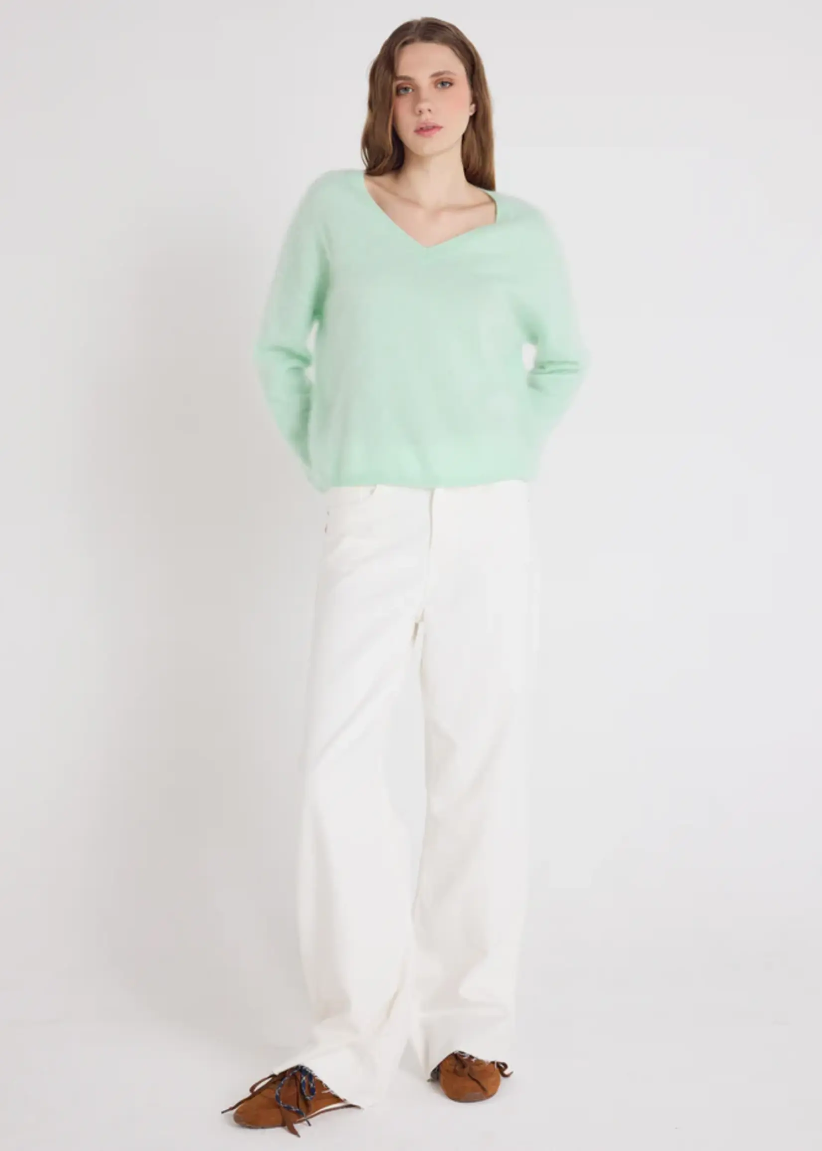 Absolut Cashmere Soeli Pull - Nile Green