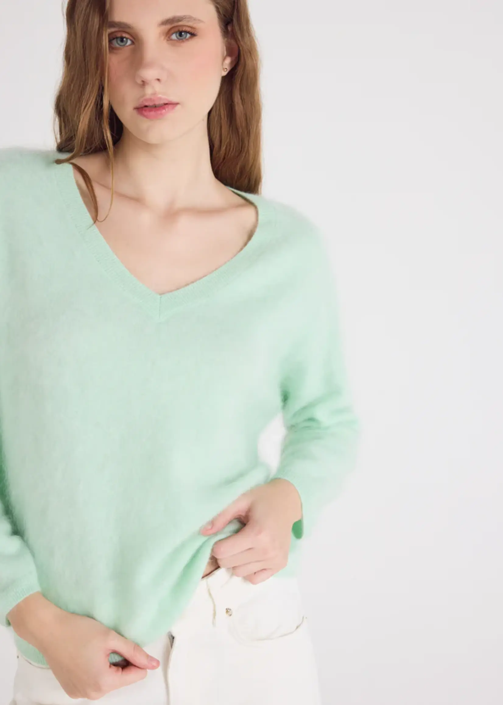Absolut Cashmere Soeli Pull - Nile Green