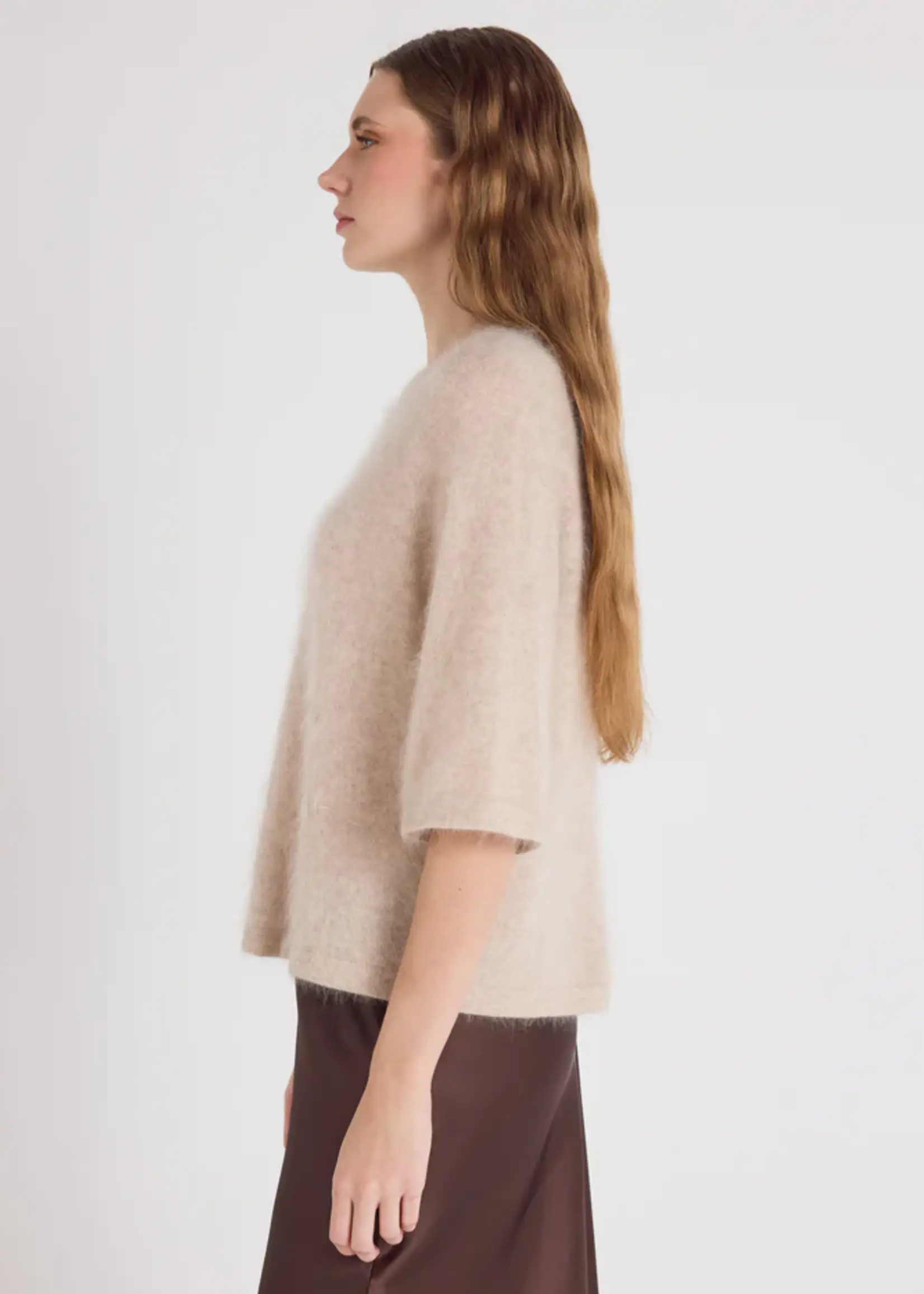 Absolut Cashmere Jenna Pull Manches C - Oat