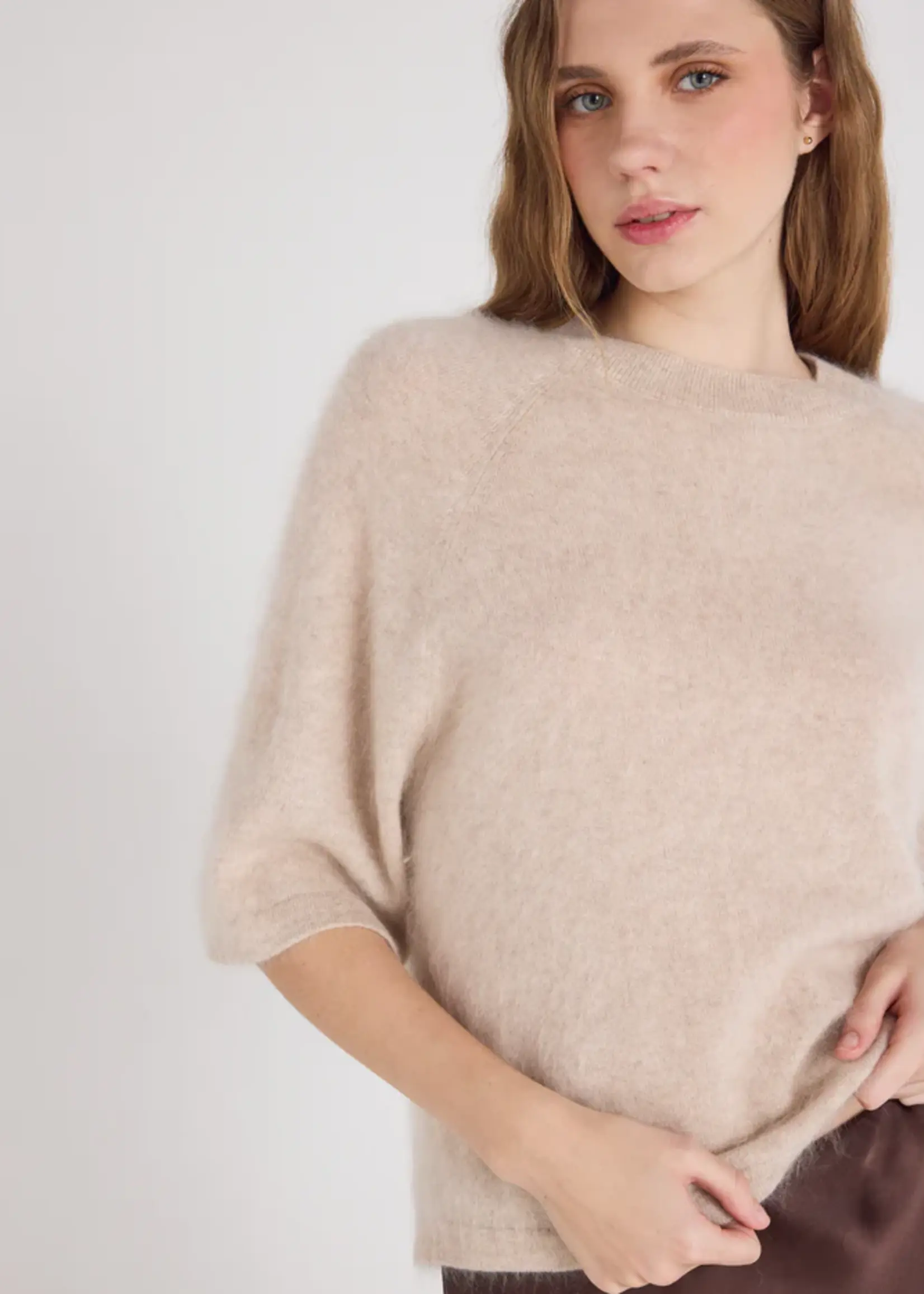 Absolut Cashmere Jenna Pull - Oat