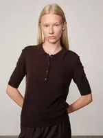 Birgitte Herskind Alberto Knit Polo Blouse - Java Brown