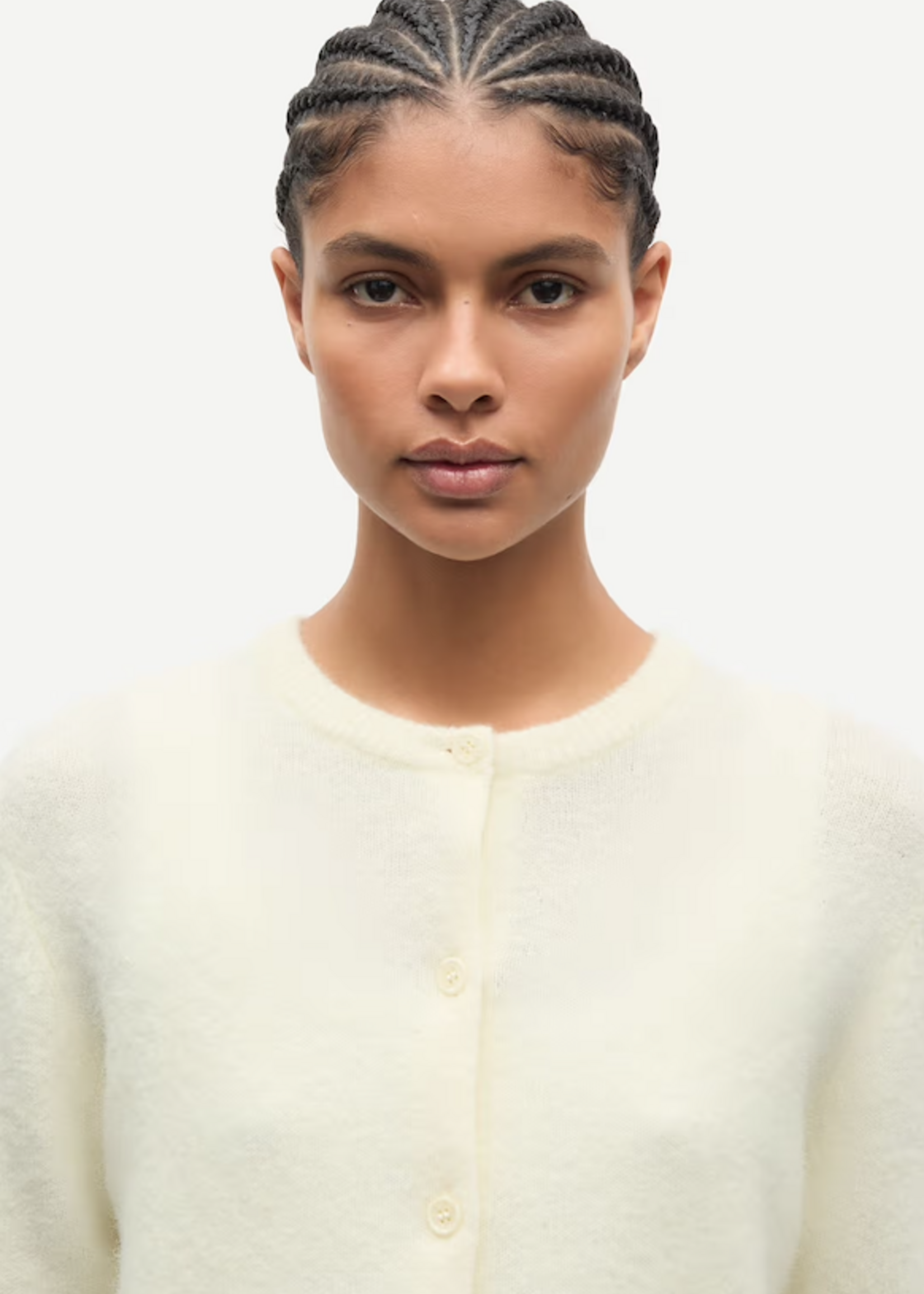 Samsoe Samsoe Nor Short Cardigan 7355 - Ethereal Green