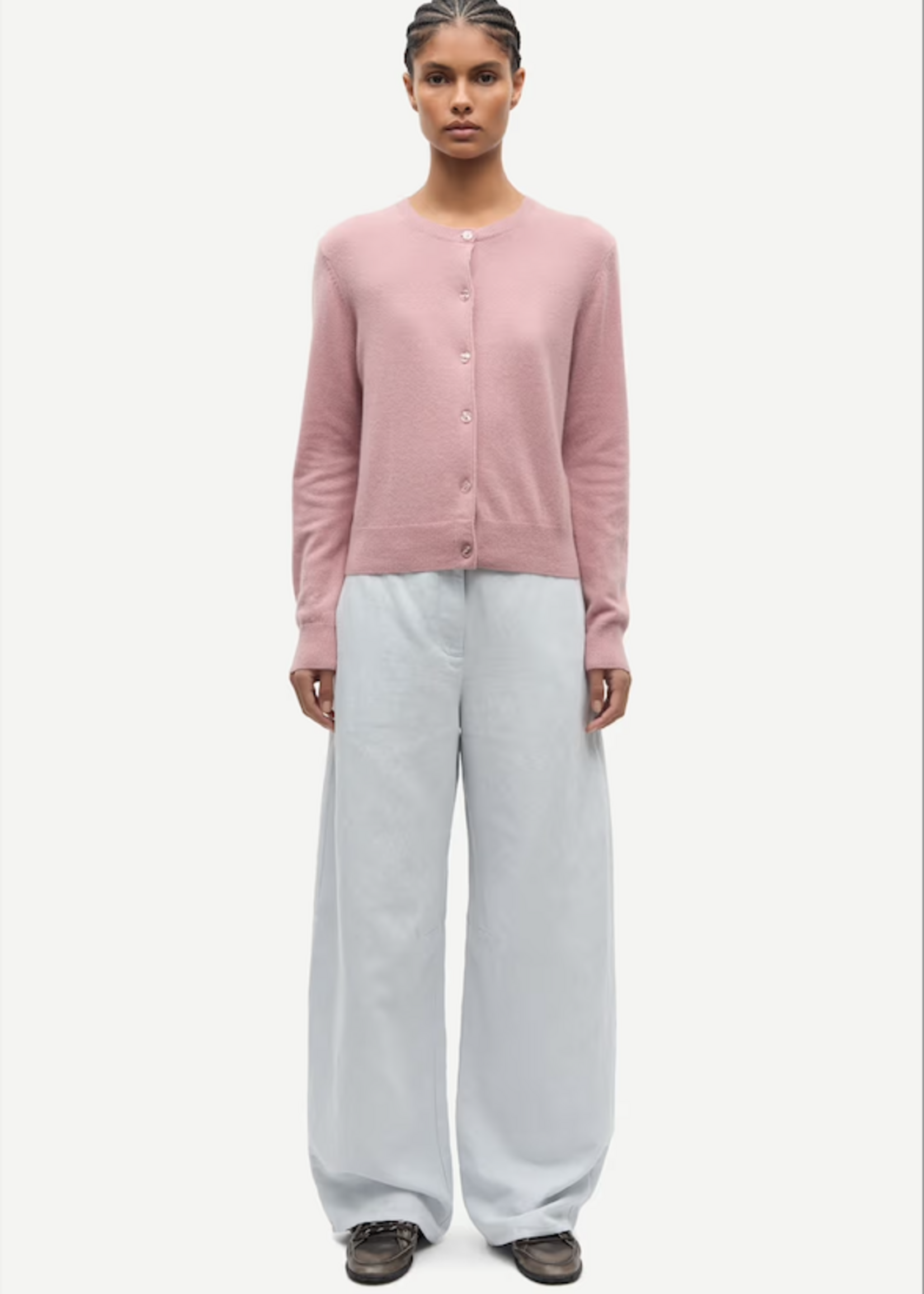 Samsoe Samsoe Saboston Cardigan 6304 - Orchid Haze Mel.