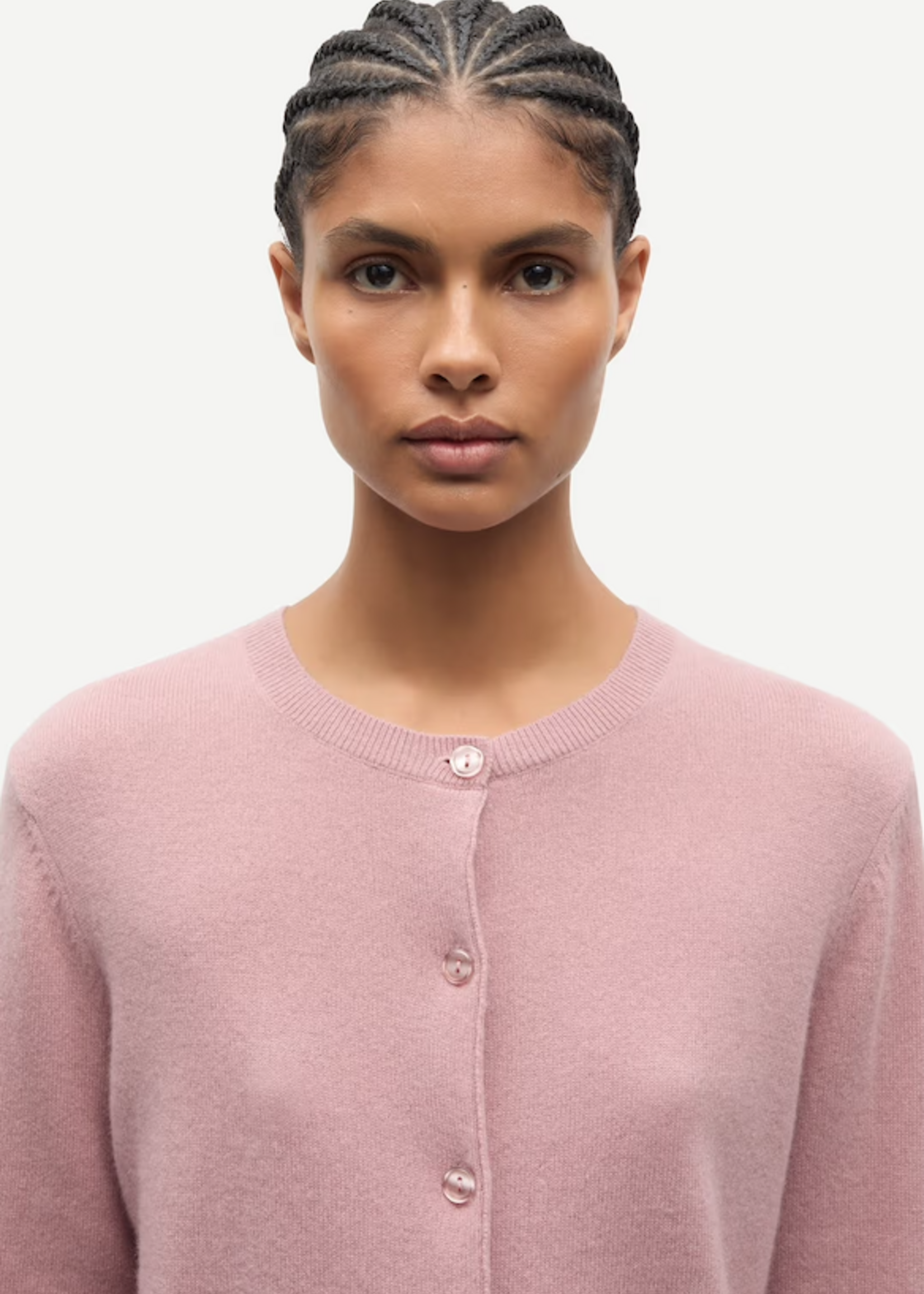 Samsoe Samsoe Saboston Cardigan 6304 - Orchid Haze Mel.