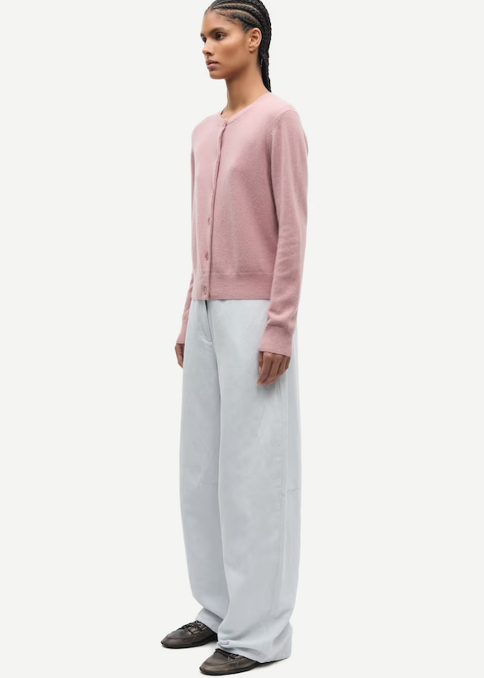 Samsoe Samsoe Saboston Cardigan 6304 - Orchid Haze Mel.