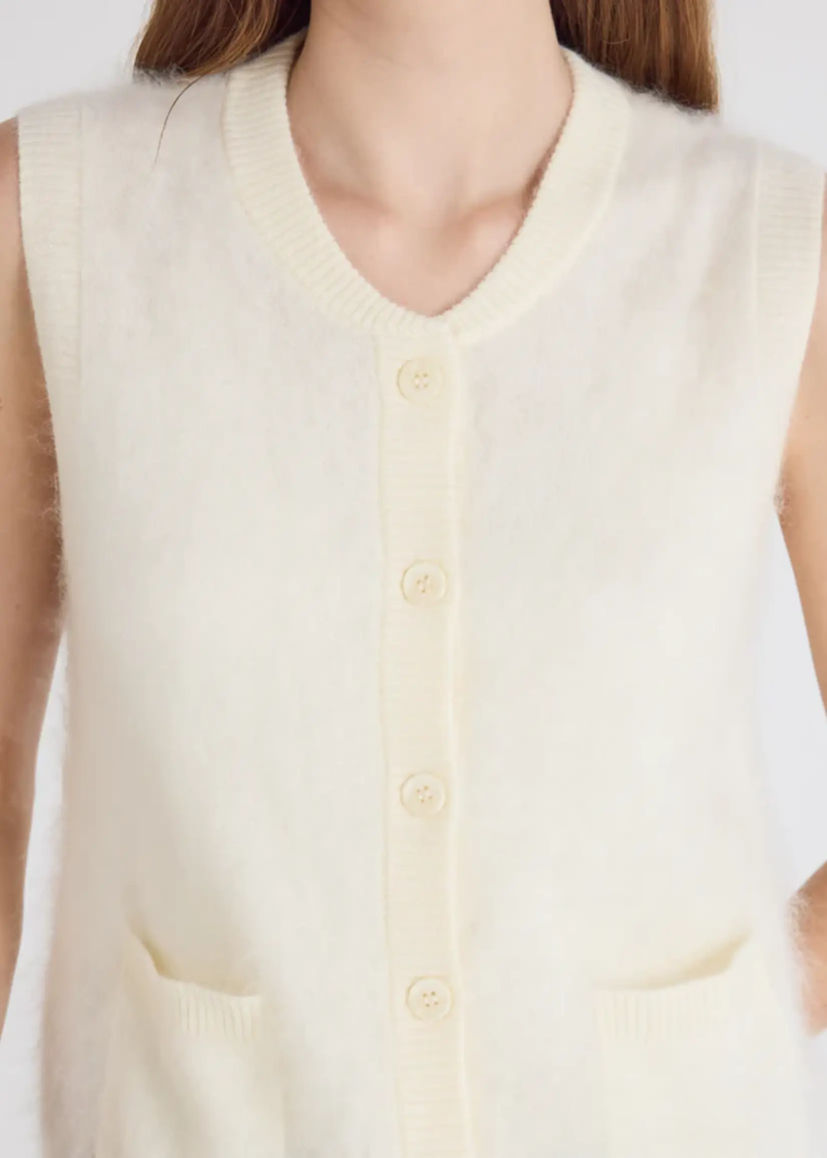 Absolut Cashmere Lana Debardeur - Cream