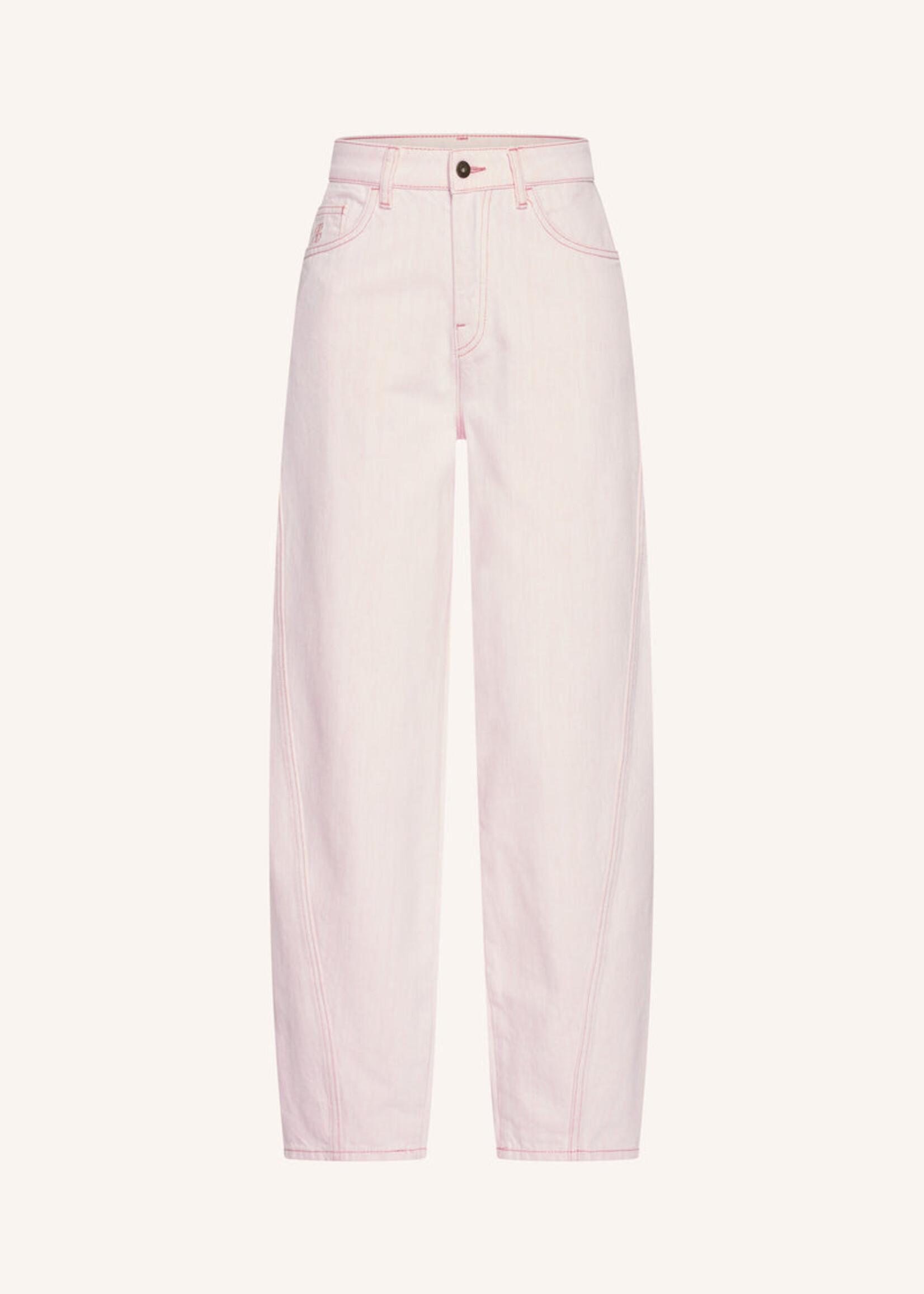 By-Bar Begum Slub Jeans - Light Pink