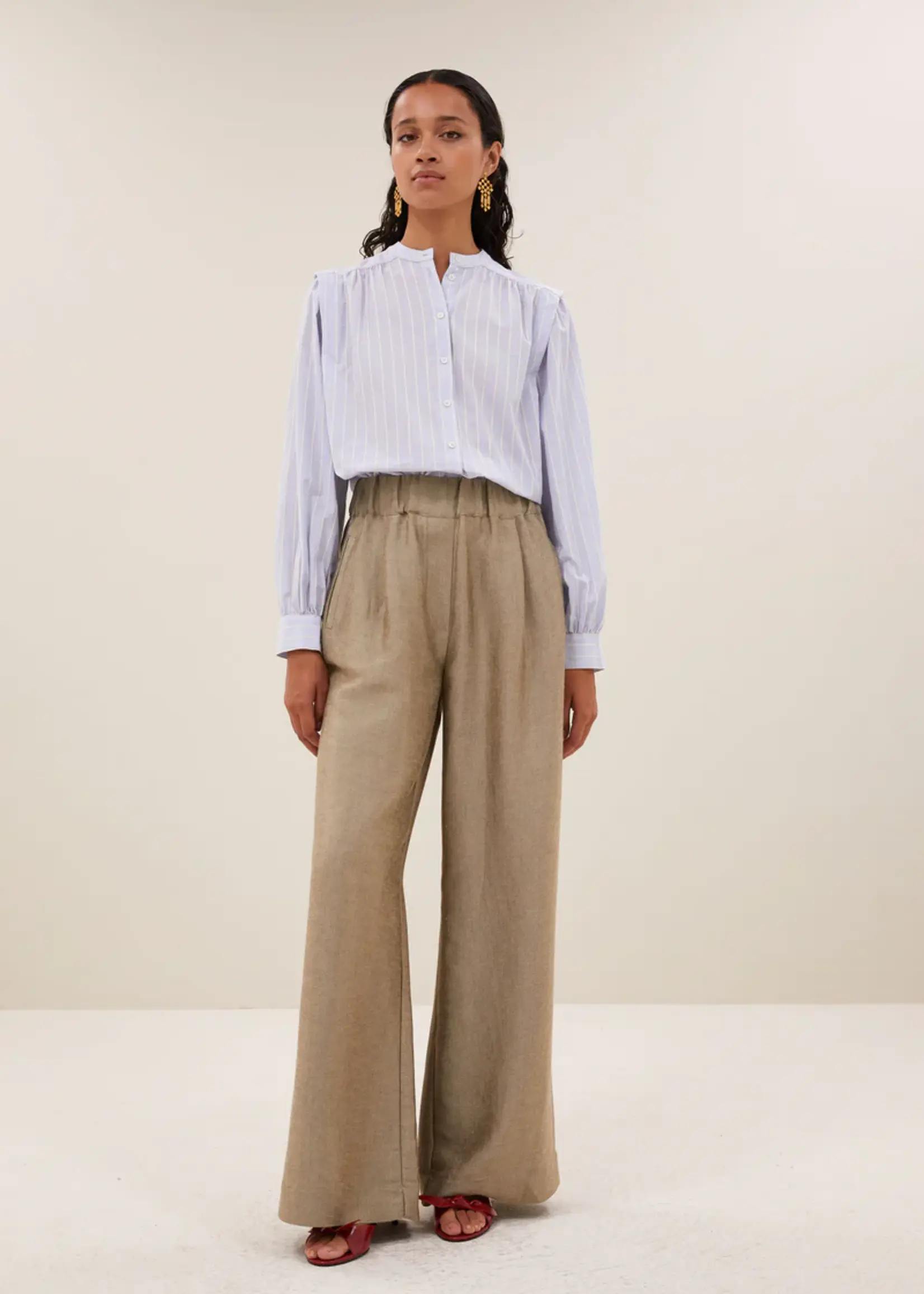 By-Bar Benji Gloss pants - Gold