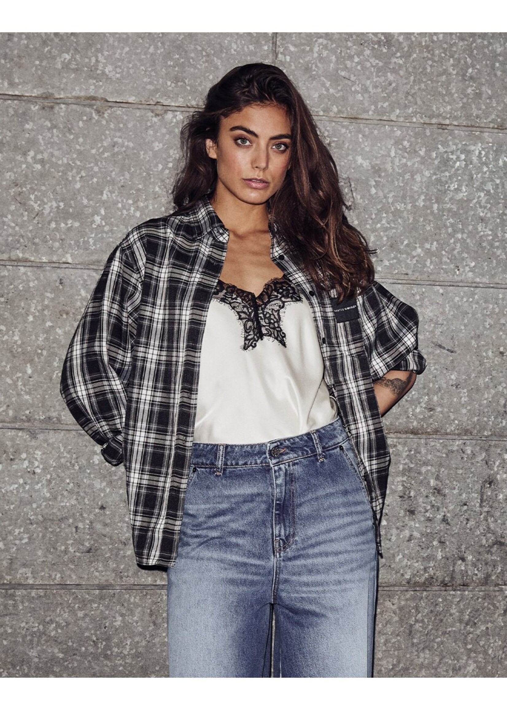 Haute L'Amitié Haute Check shirt - Grey Check