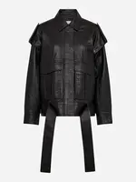 Haute L'Amitié Luba Leather Jacket - Black