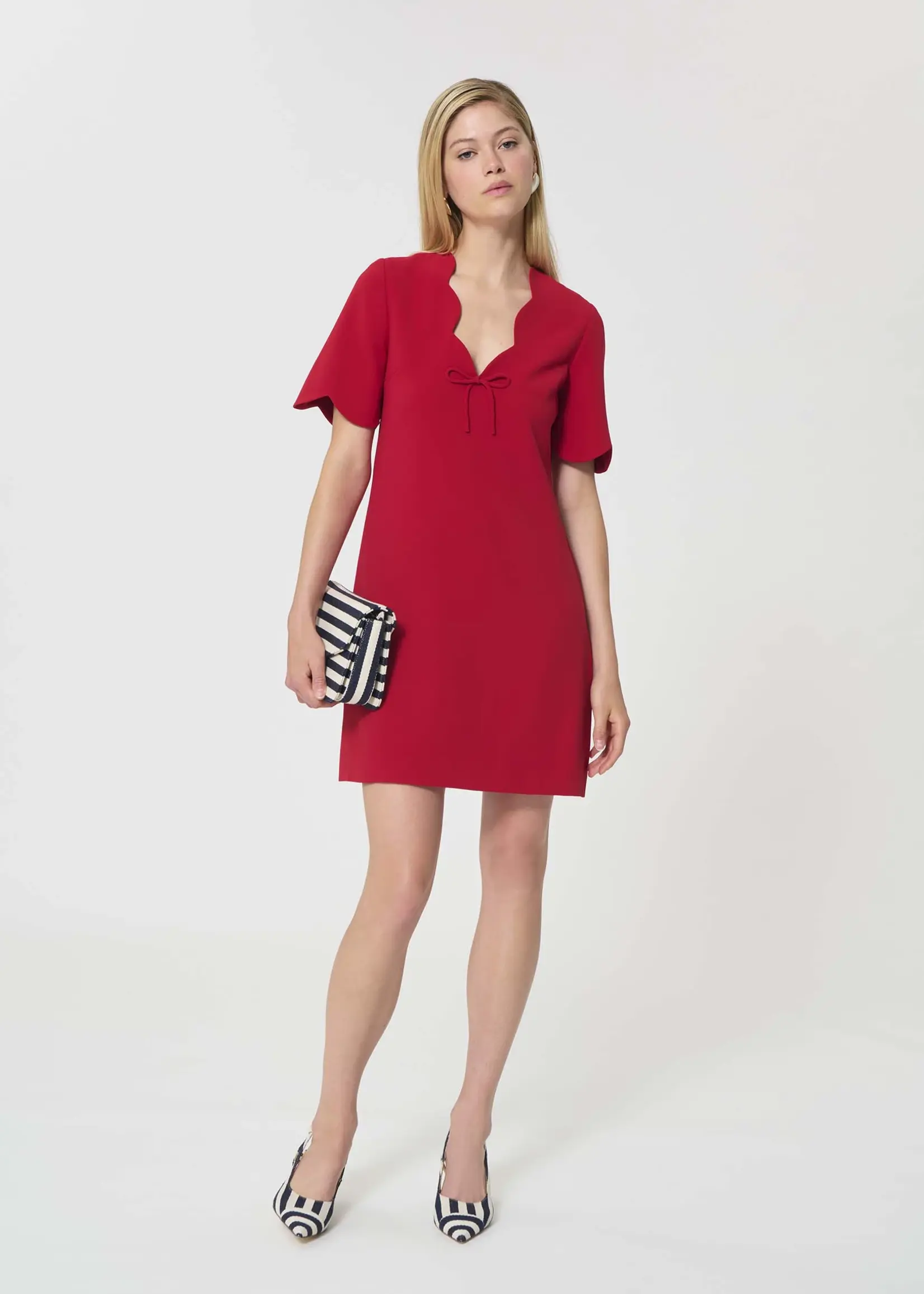 Tara Jarmon Romelina - Dress - Cerise