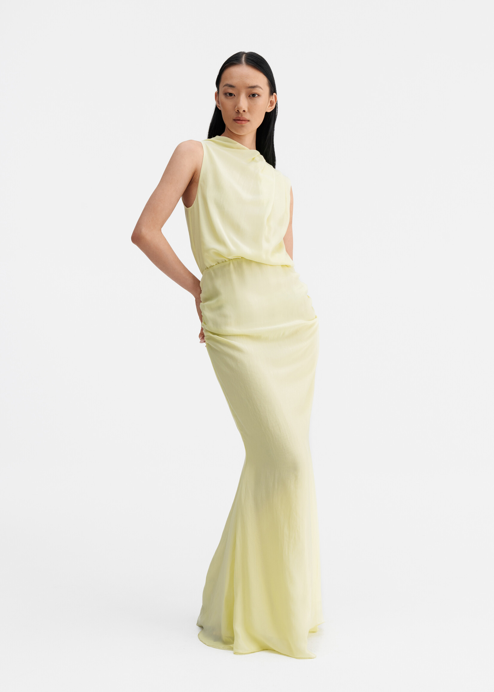 Ahlvar Gallery LIMA Summer Dress - Lime