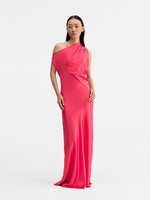 Ahlvar Gallery LACY Satin Dress - Bubblegum