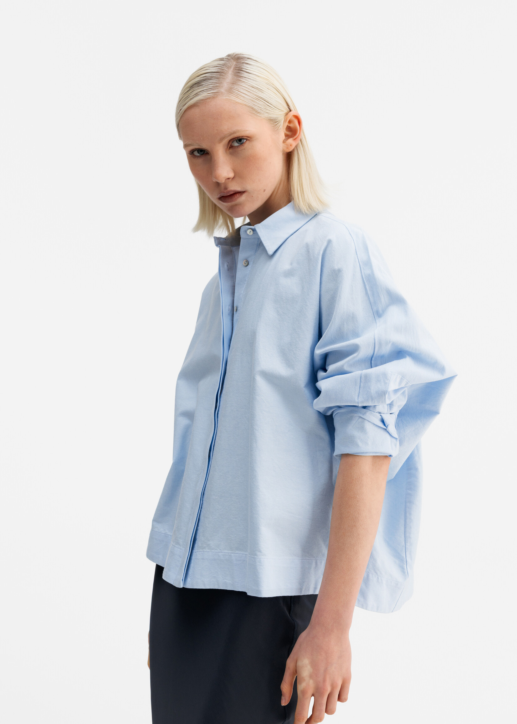 Ahlvar Gallery GIGI Oxford Shirt - Light Blue