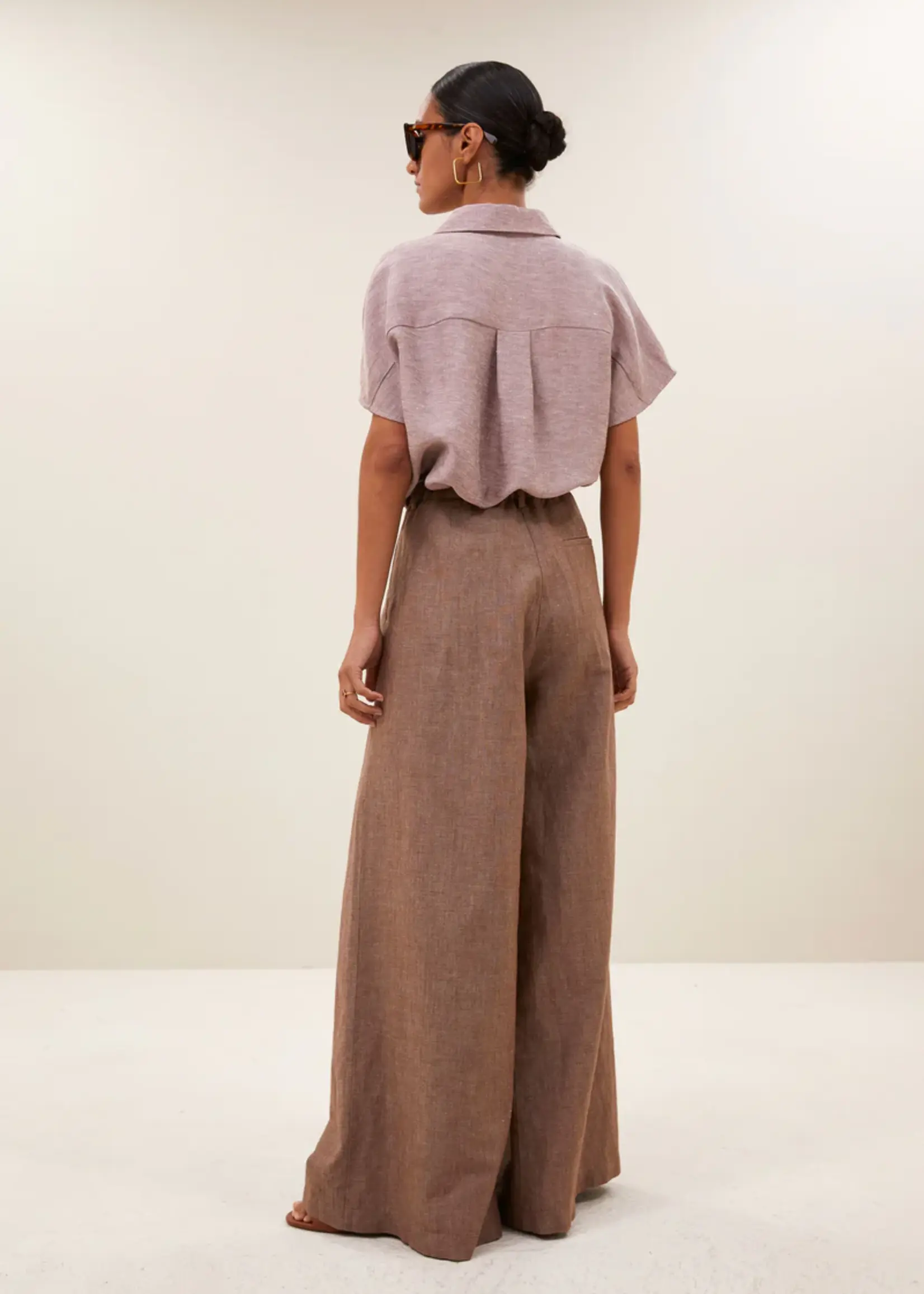 By-Bar Barley Gloss Blouse - Mellow Rose