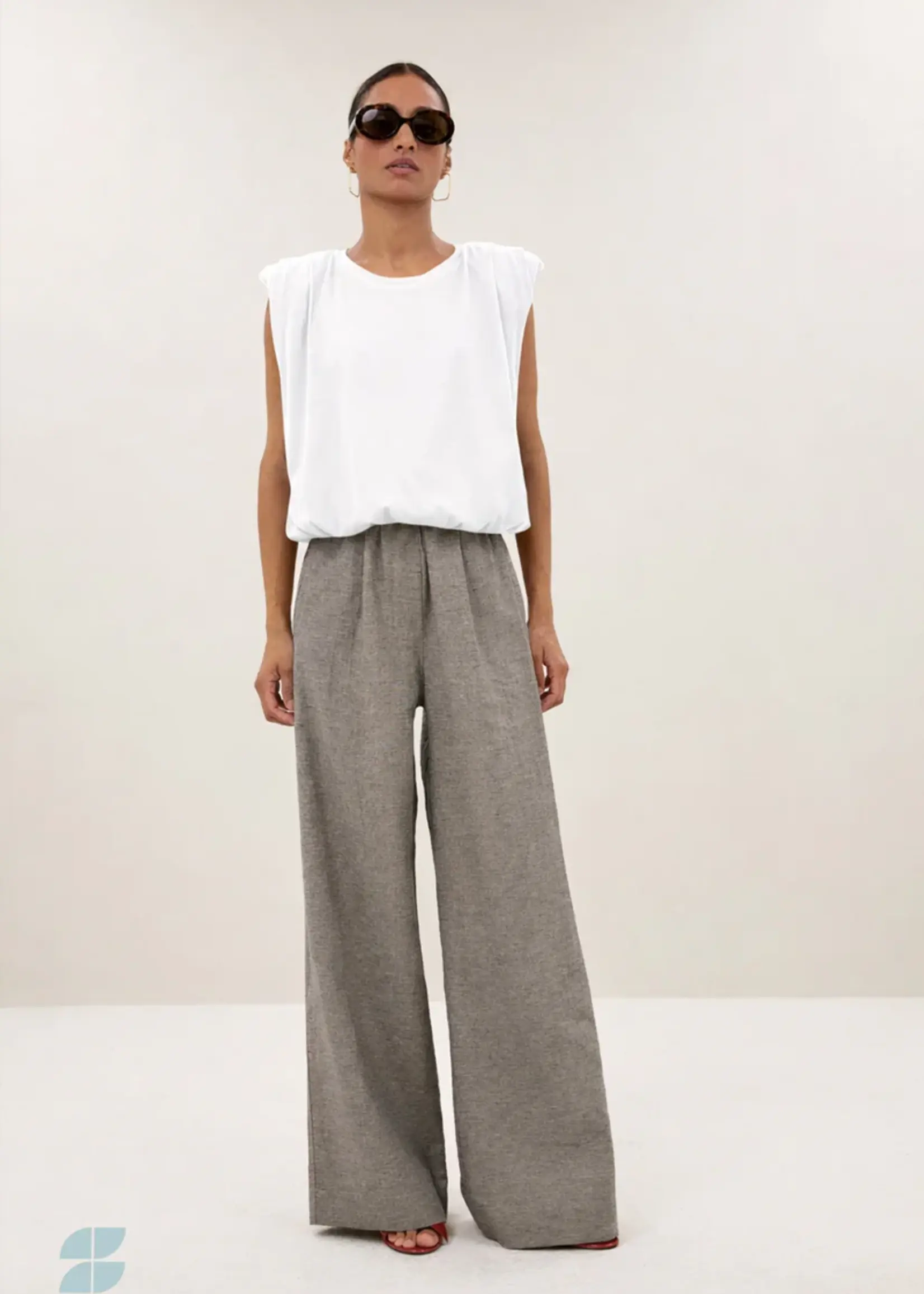 By-Bar Nilou Jersey Top - Off White