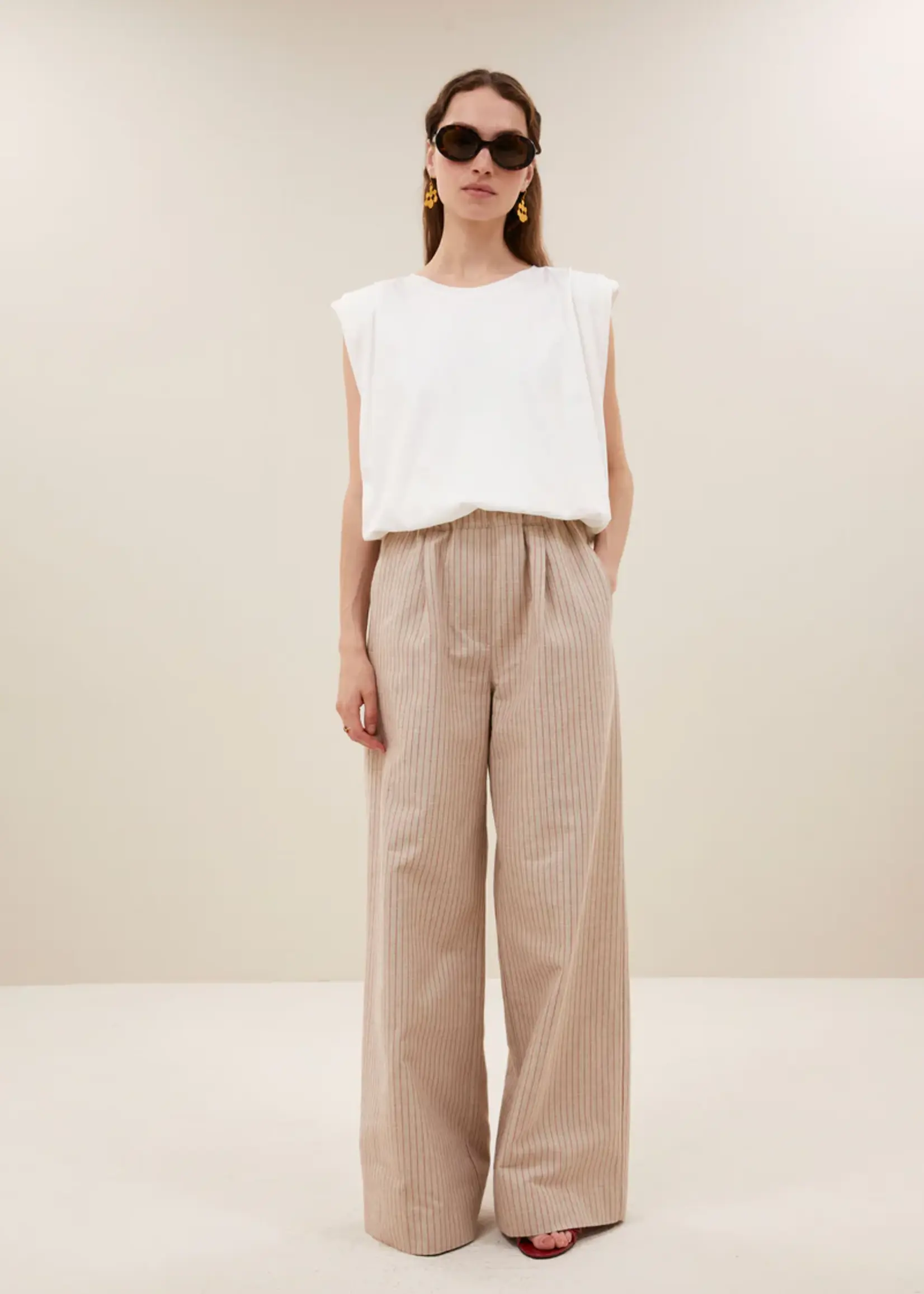 By-Bar Nilou Jersey Top - Off White