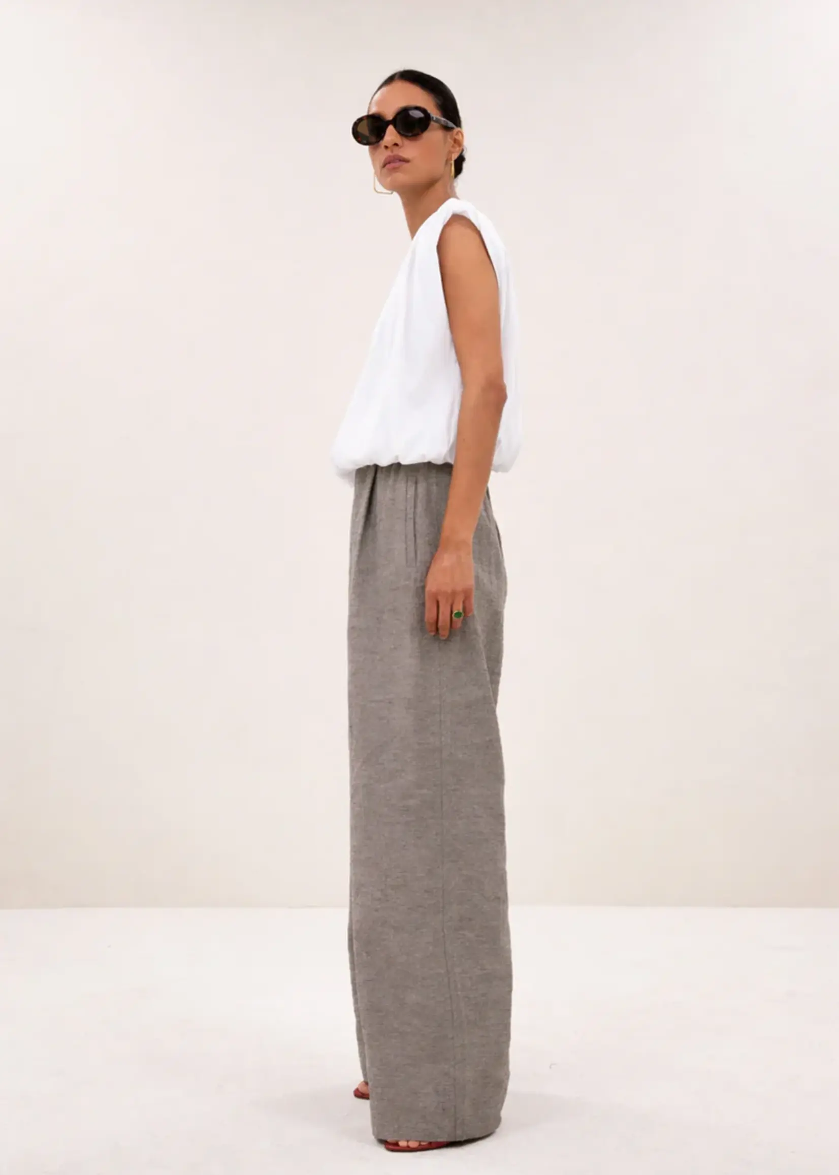 By-Bar Nilou Jersey Top - Off White