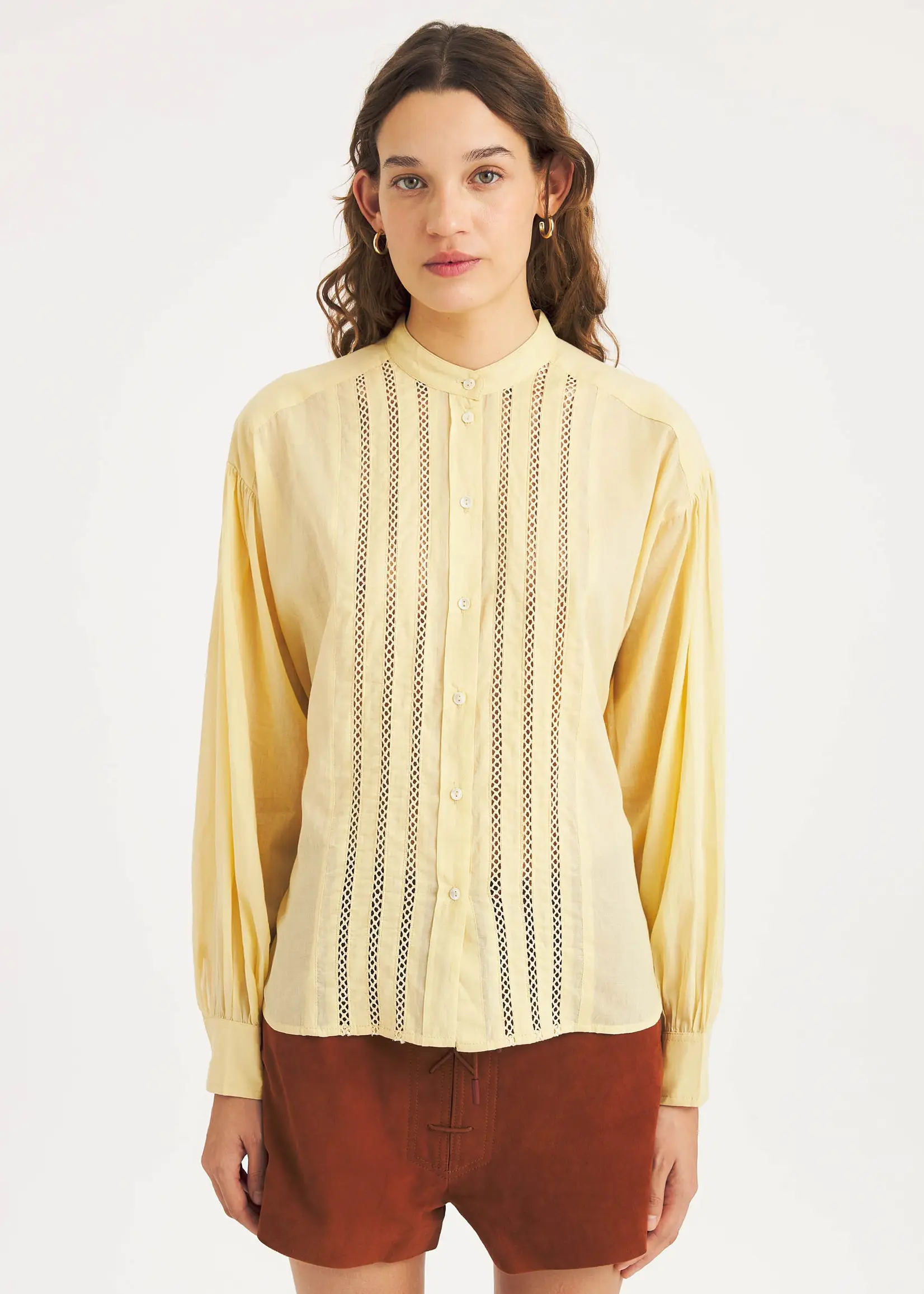 Antik Batik Angela Blouse - Peach