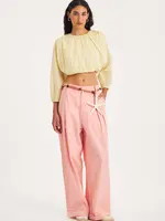 Antik Batik Fruti Crop Blouse - Peach