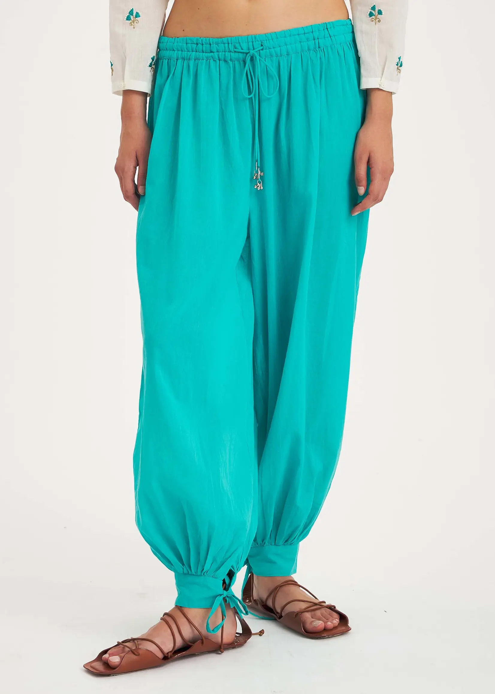 Antik Batik Fruti Sarouel - Aqua