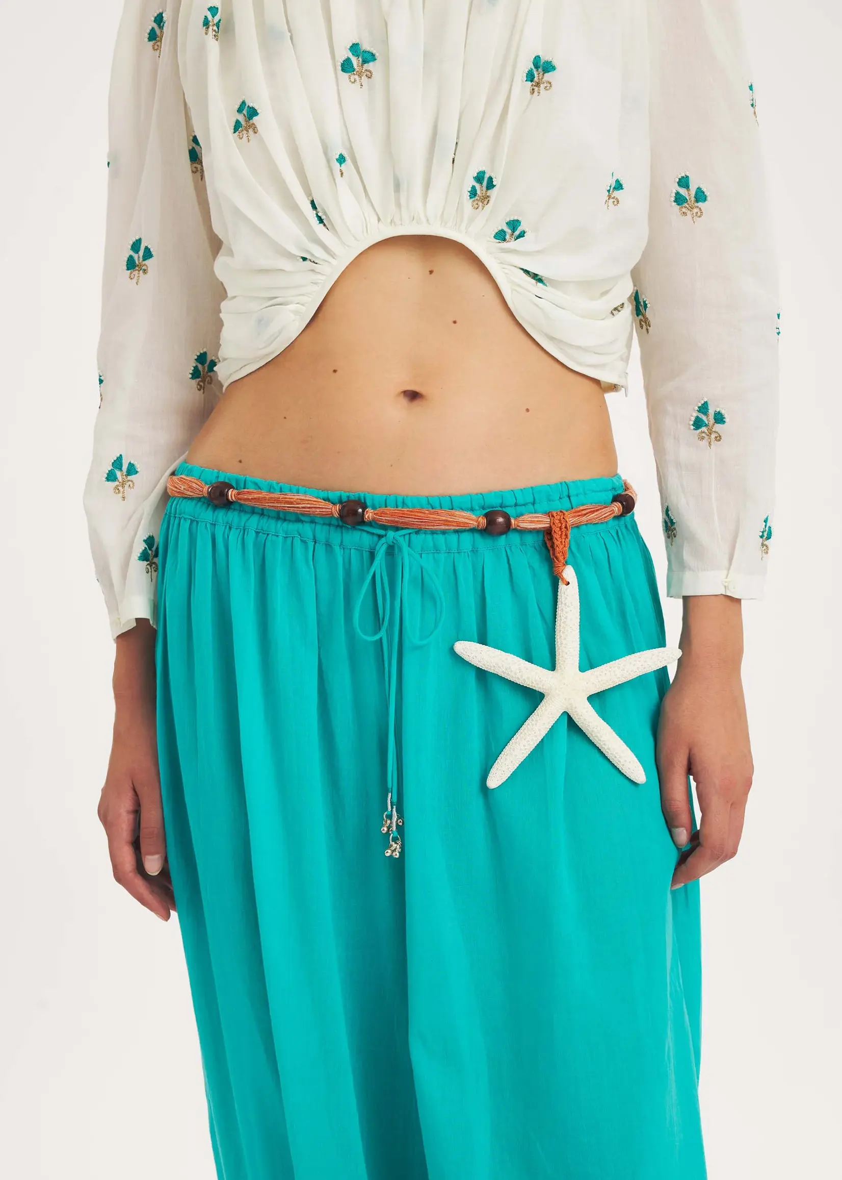 Antik Batik Fruti Sarouel - Aqua