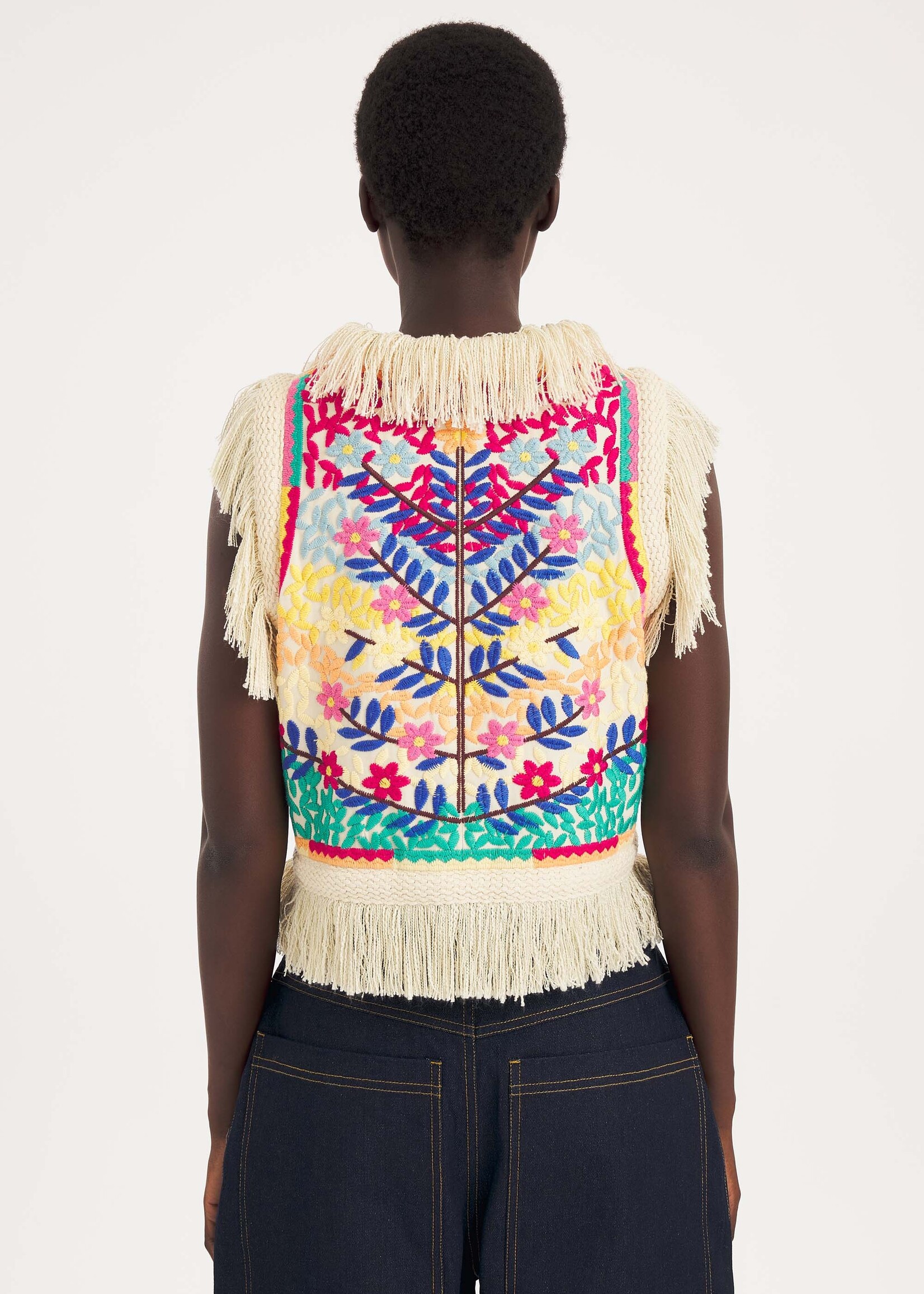 Antik Batik Rainbow Gilet - Multico