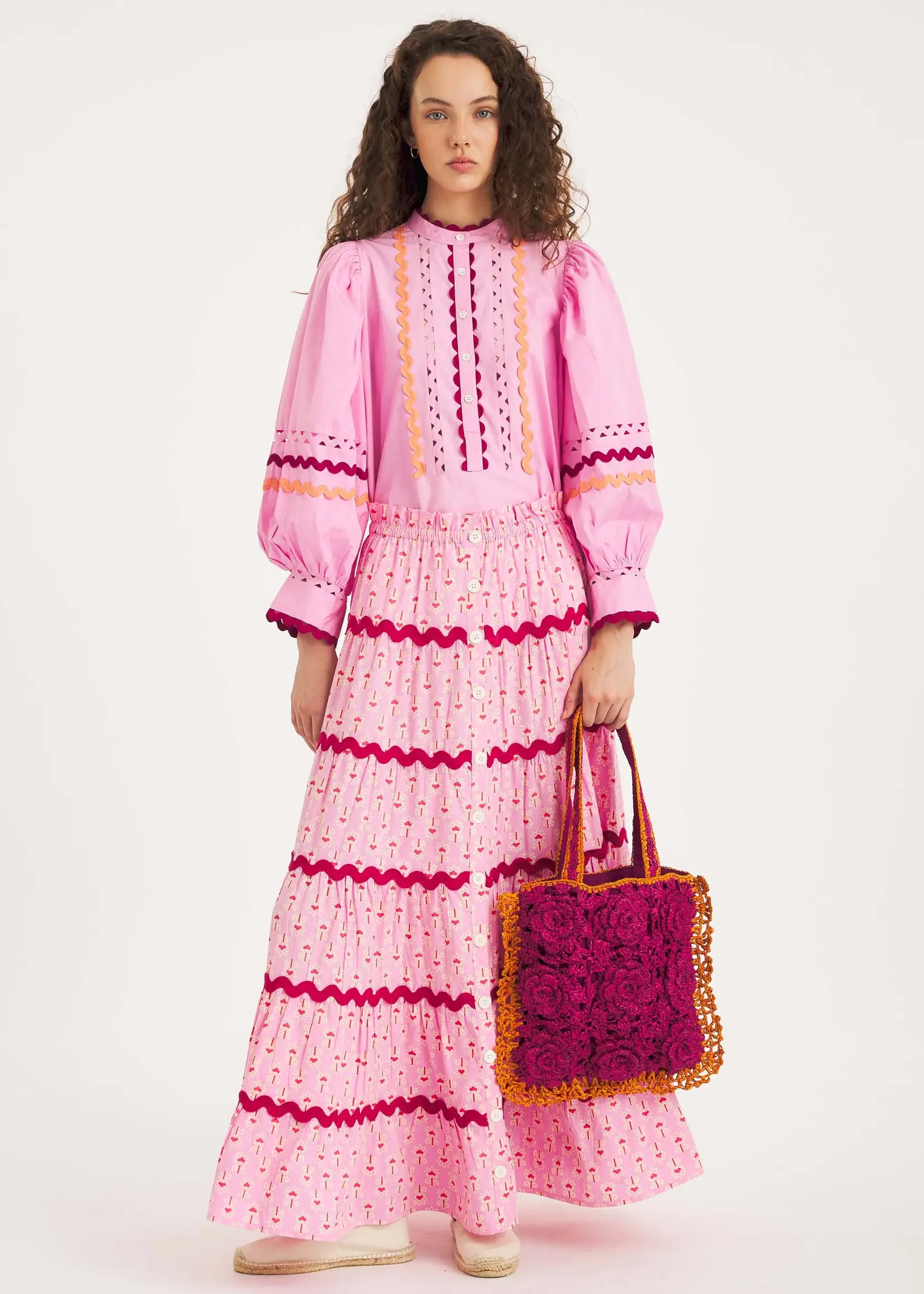 Antik Batik Rita Blouse - Pink