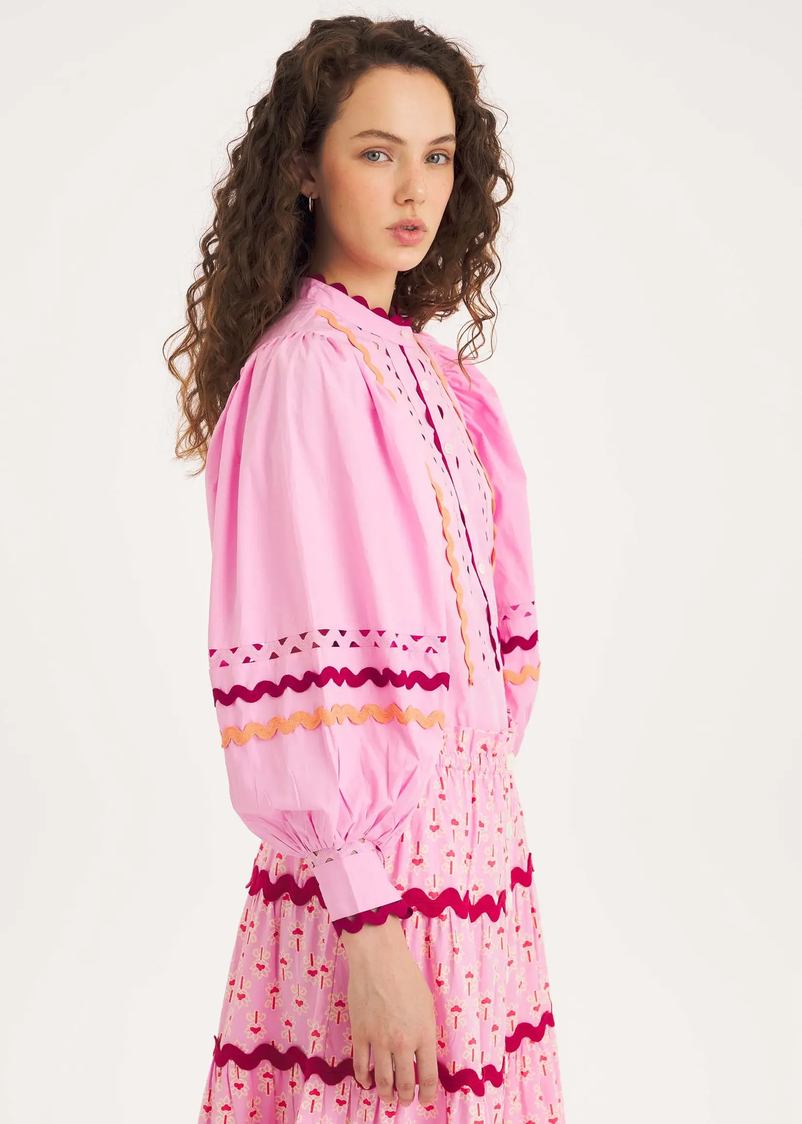 Antik Batik Rita Blouse - Pink