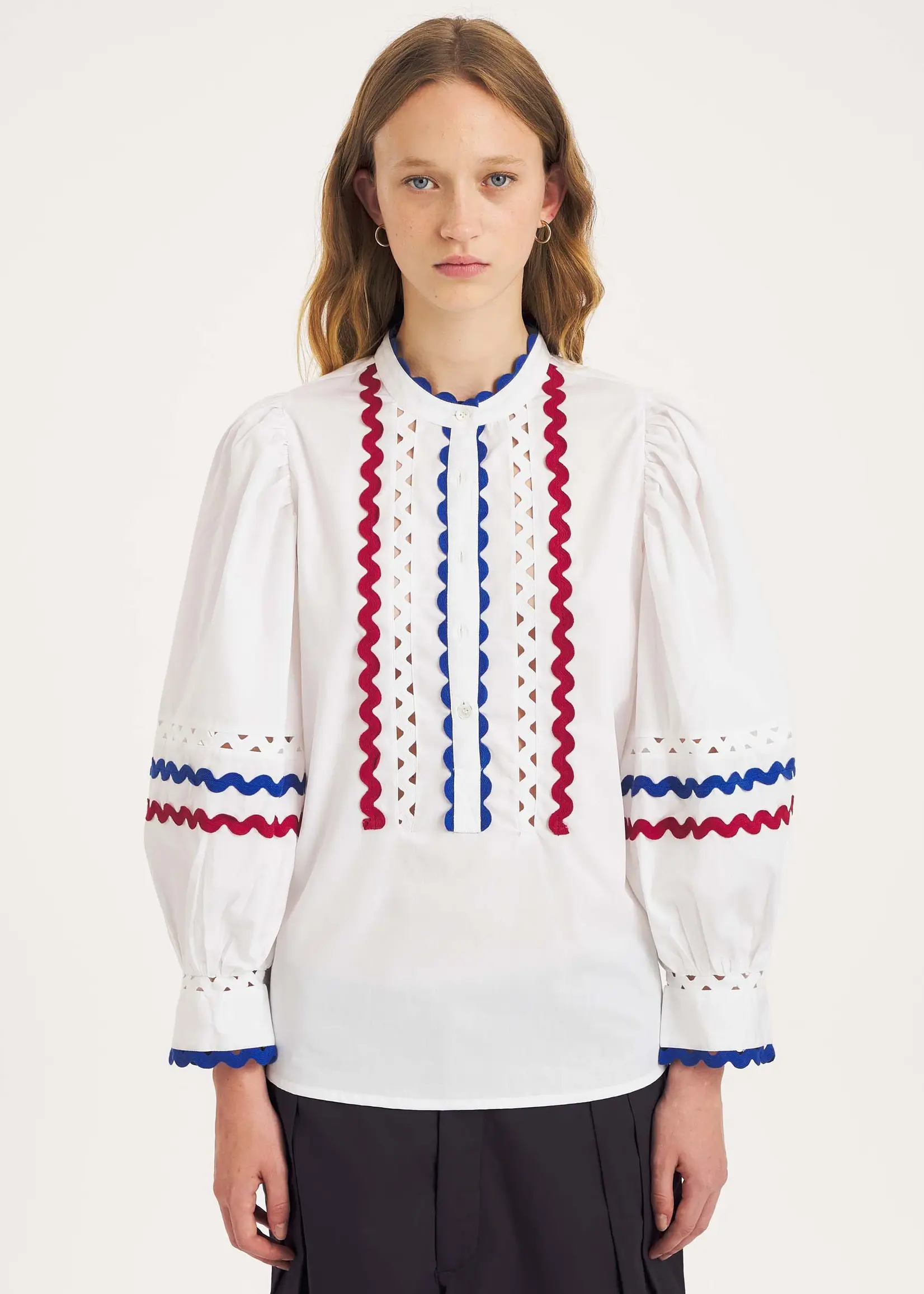 Antik Batik Rita Blouse - White