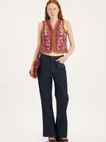 Antik Batik Suna Gilet - Cream