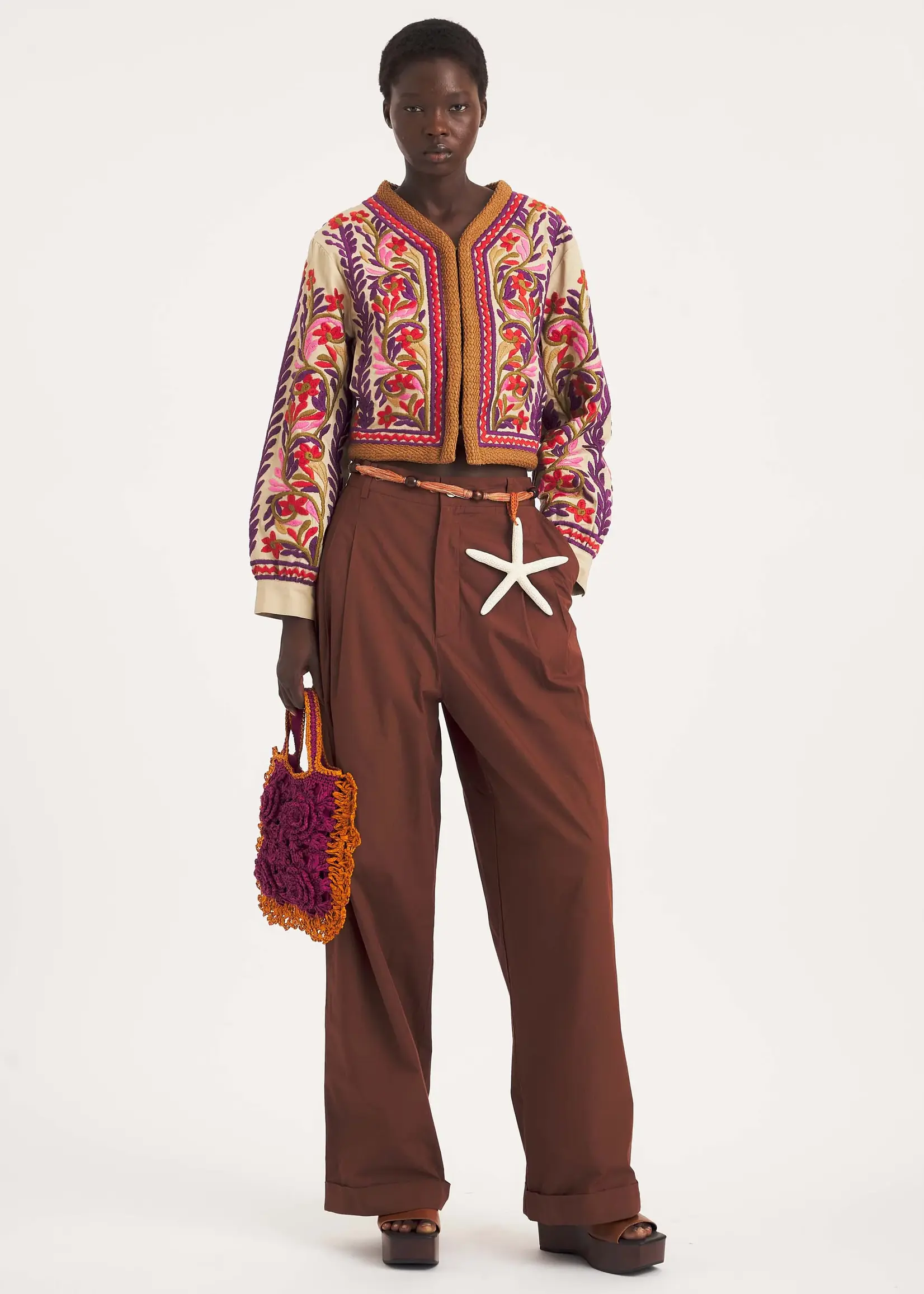 Antik Batik Taylora Pantalon - Brown