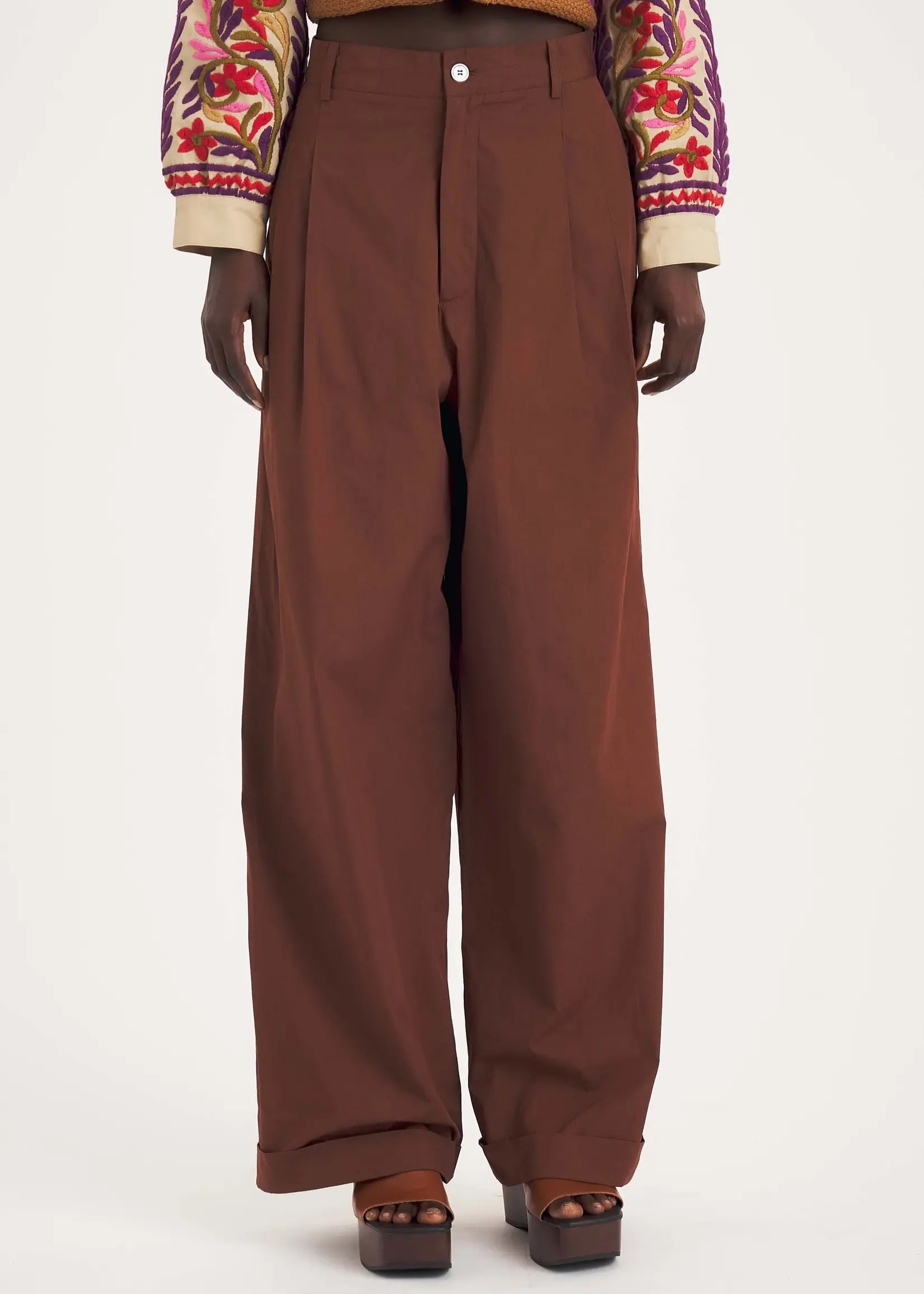 Antik Batik Taylora Pantalon - Brown