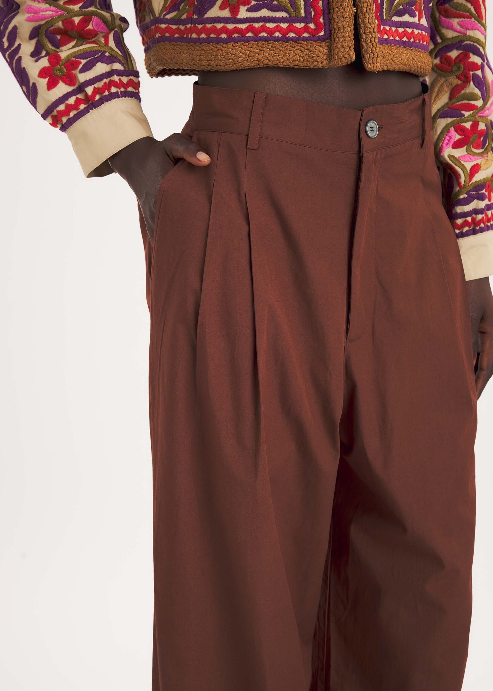 Antik Batik Taylora Pantalon - Brown