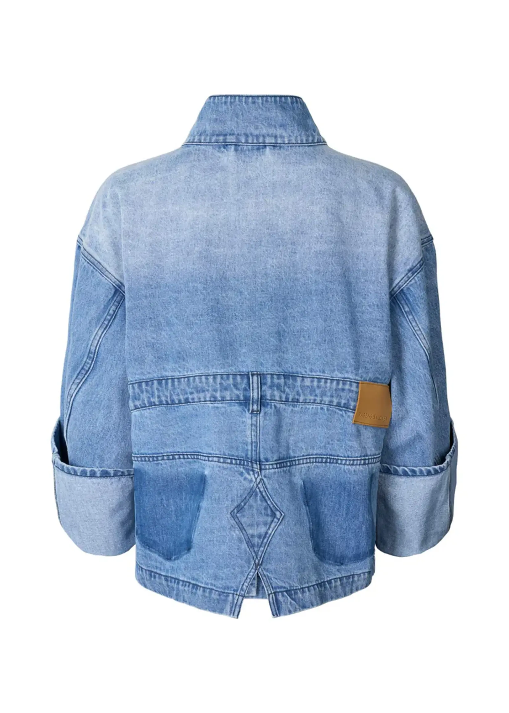 Rabens Saloner DONELA - Denim Jacket - Light washed denim