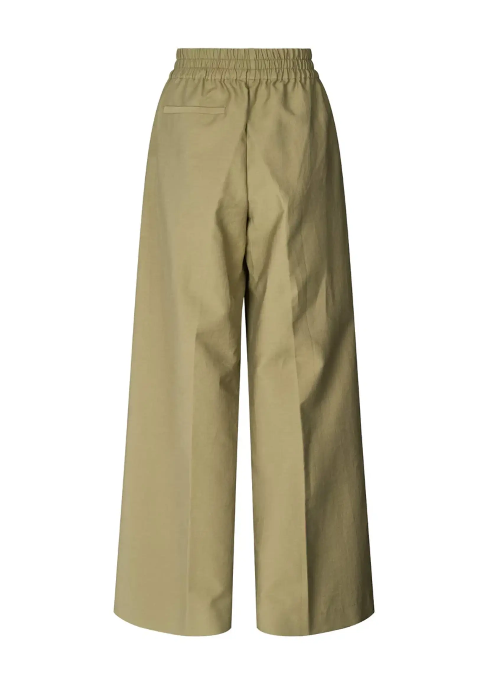 Rabens Saloner EVERDEEN - Soft Tailoring Relaxed Pants - Pale Khaki
