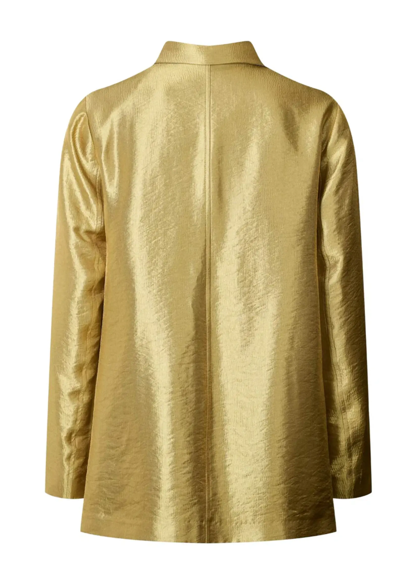 Rabens Saloner ALONA - Woven Gold Jacket - Gold