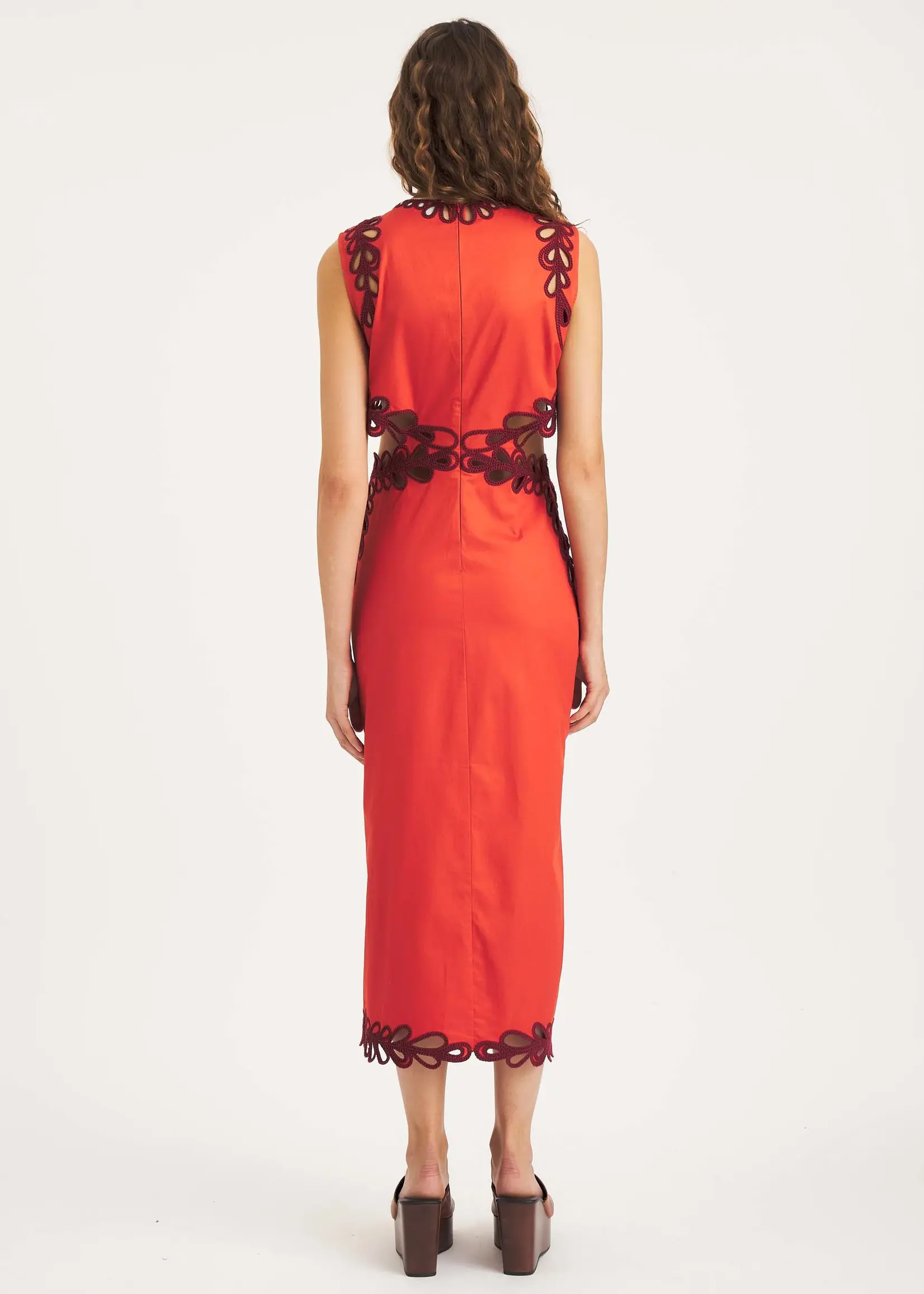 Antik Batik Deva Sun Dress - Rust