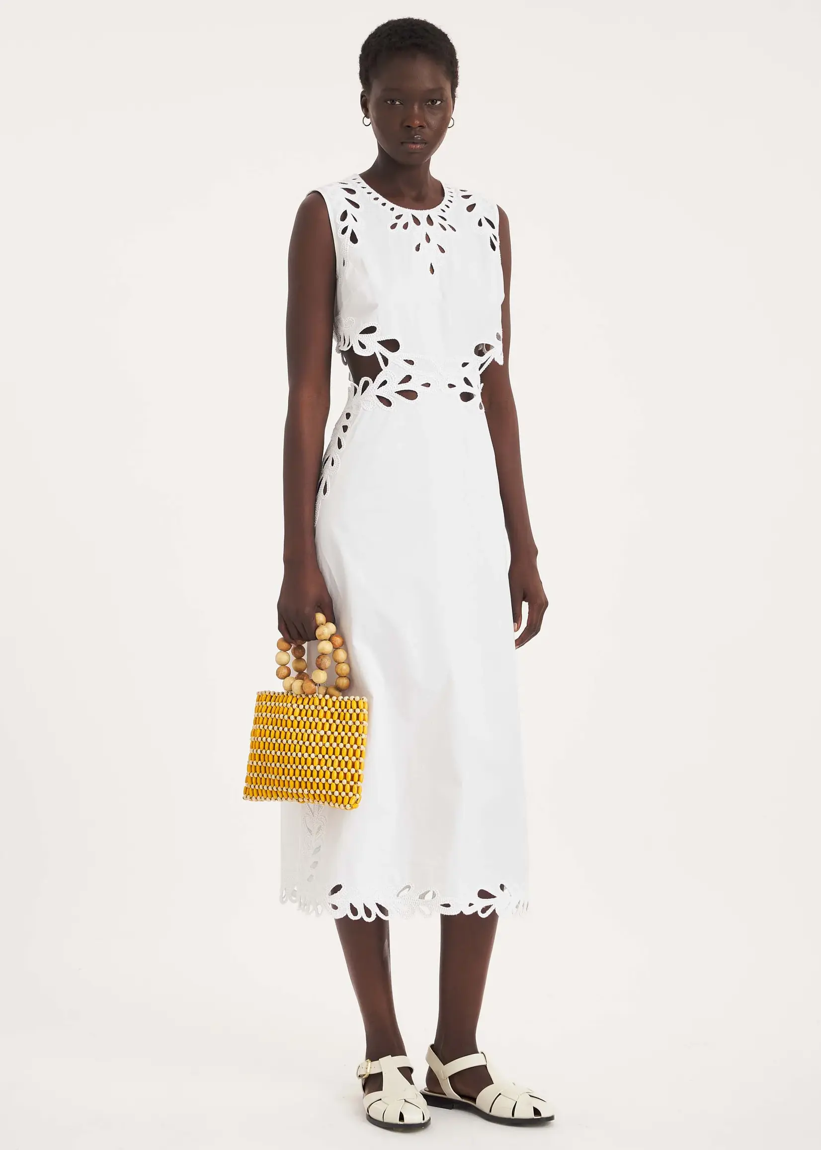 Antik Batik Deva Sun Dress - White