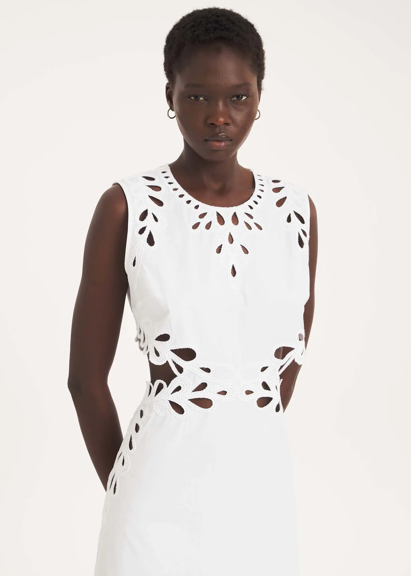 Antik Batik Deva Sun Dress - White