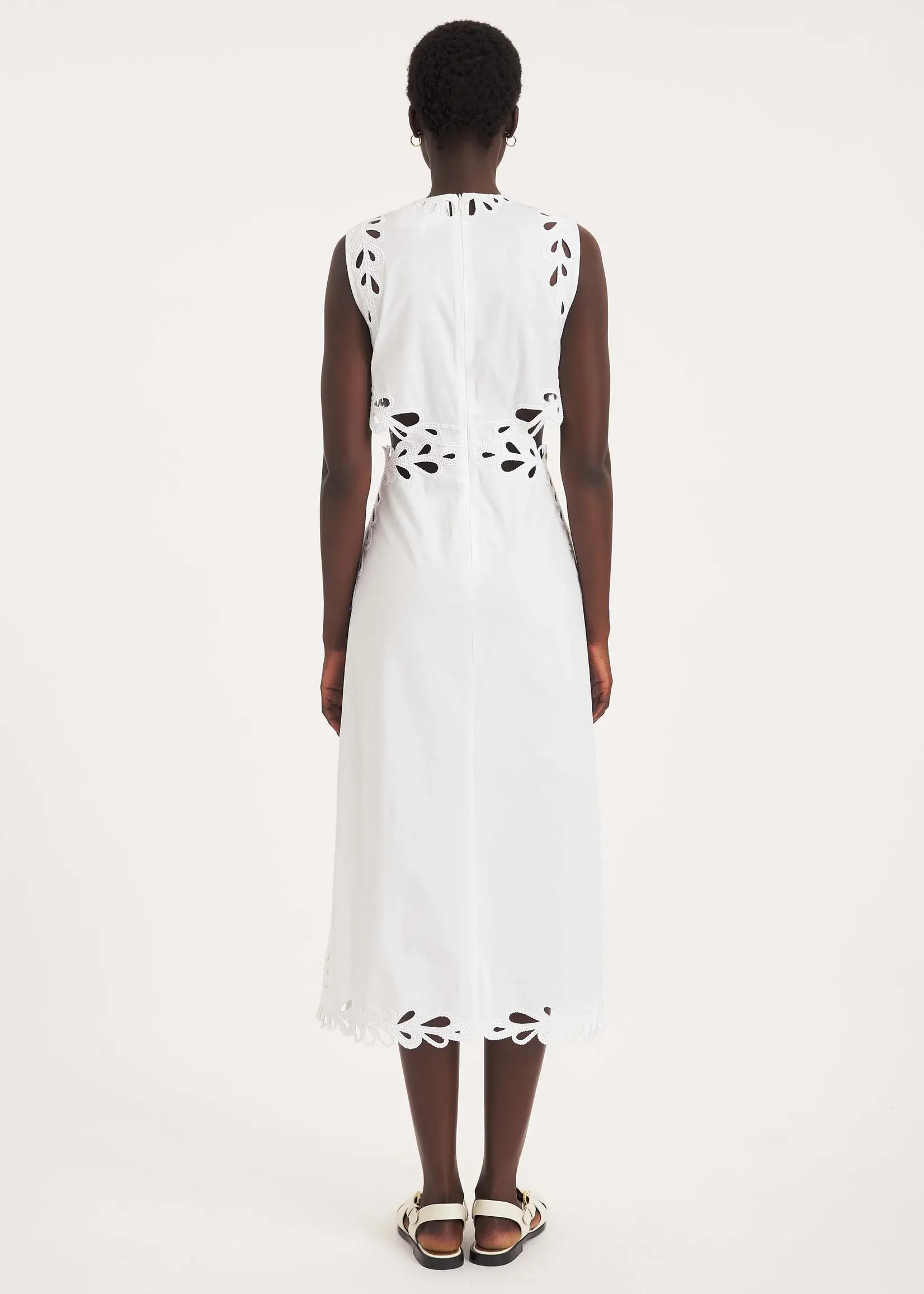 Antik Batik Deva Sun Dress - White