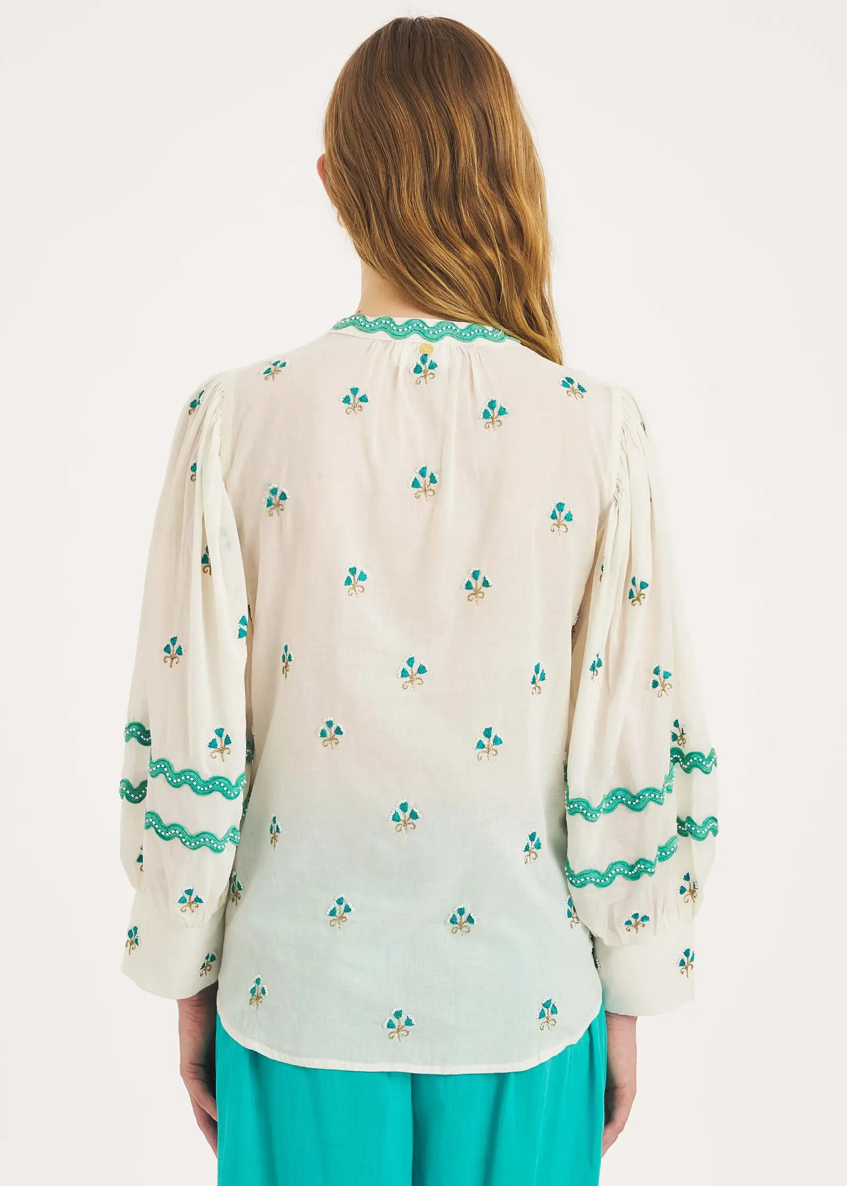 Antik Batik Jeanne Blouse - Cream