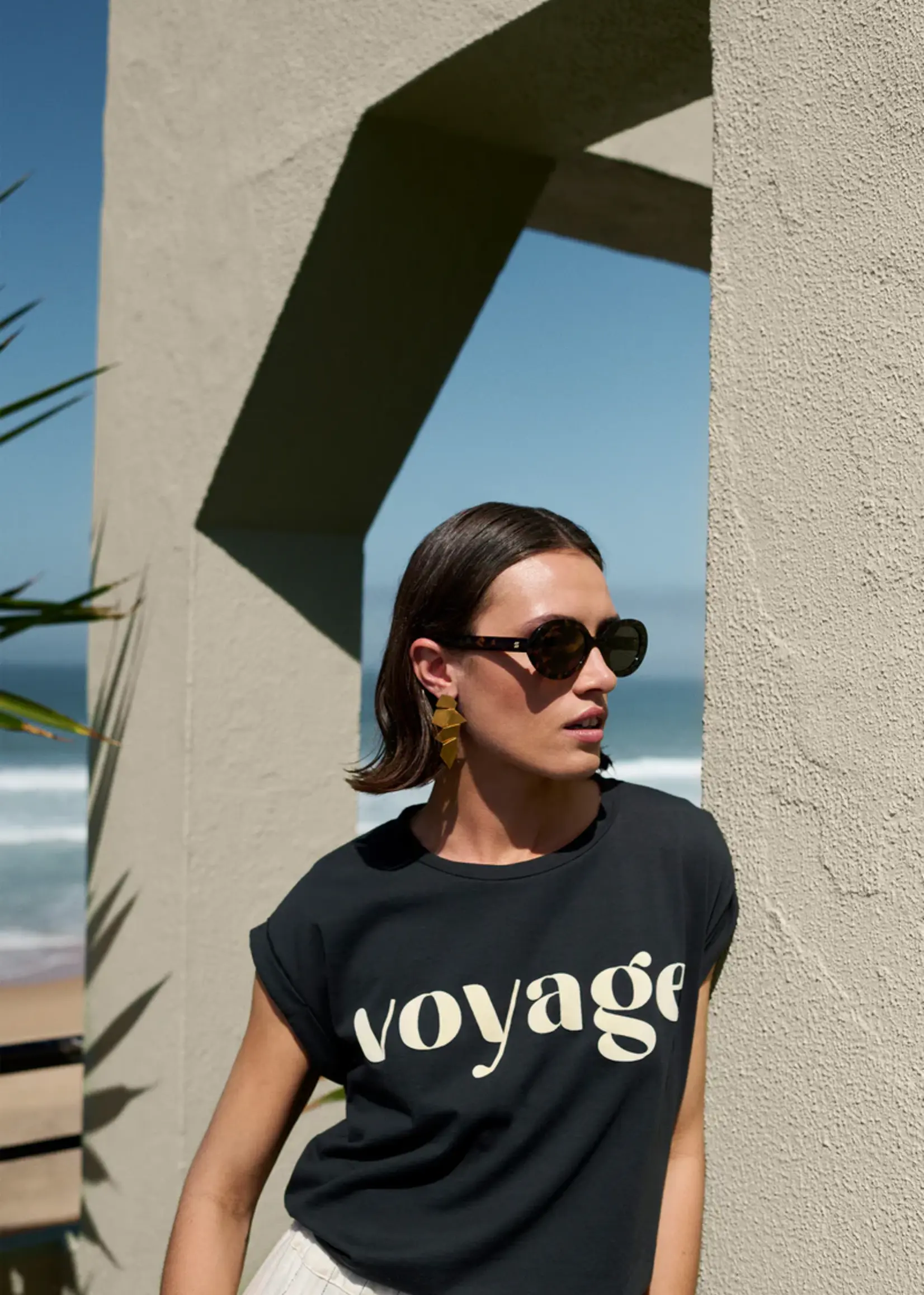 By-Bar Tobi Voyage Top - Jet Black