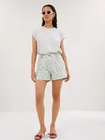 By-Bar June Green Cheetah Shorts - Green Cheetah