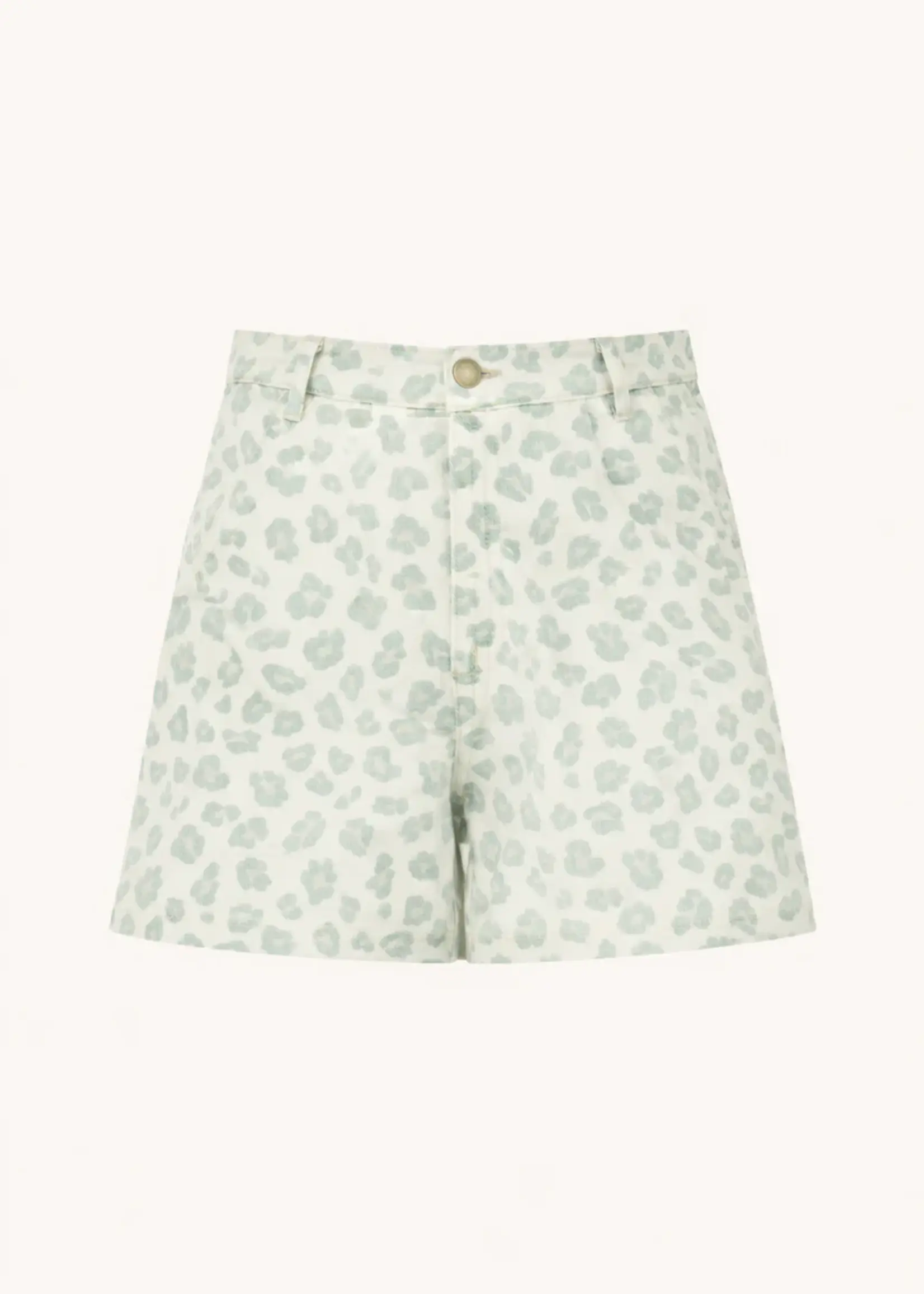 By-Bar June Green Cheetah Shorts - Green Cheetah