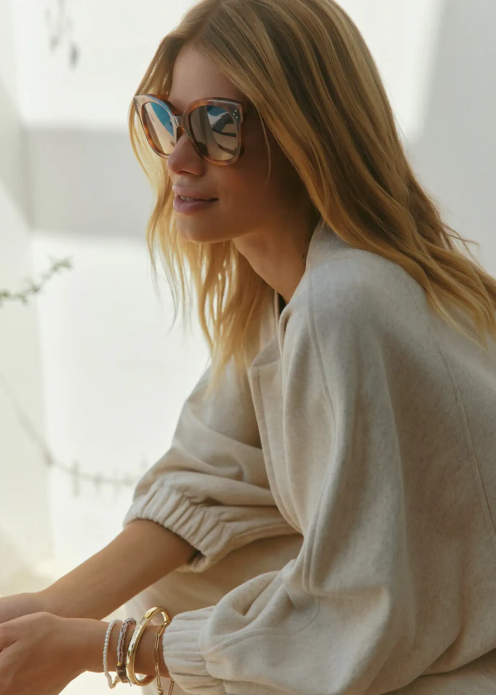 Deblon Sports Flora Cardigan - Sand Melange