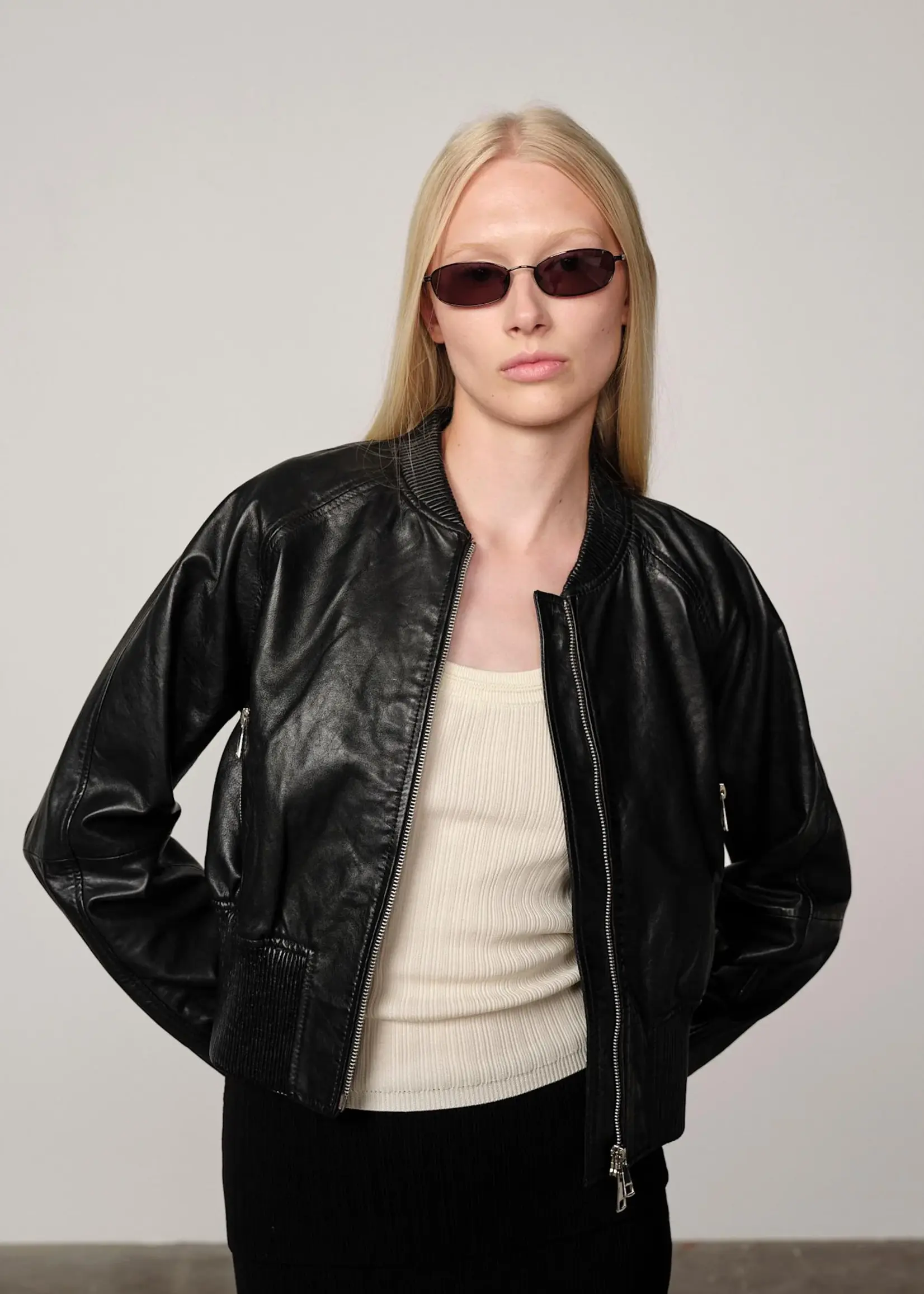 Birgitte Herskind Dario Leather Jacket - Black