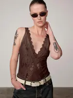 Birgitte Herskind Johannes Bodystocking  - Java Brown