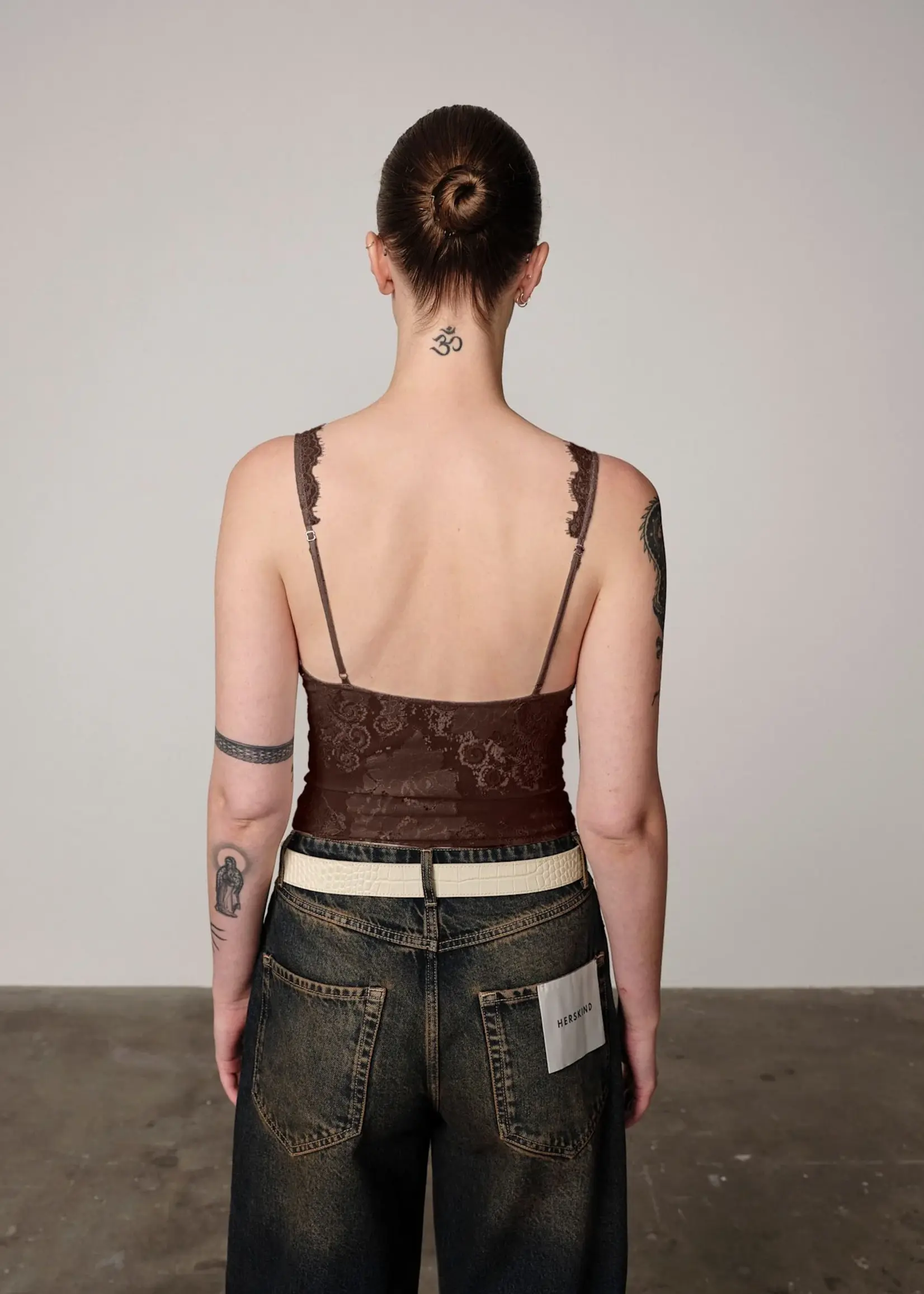 Birgitte Herskind Johannes Bodystocking  - Java Brown