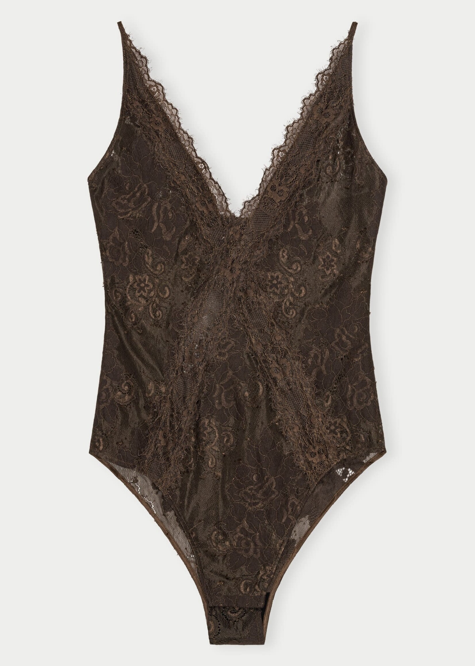 Birgitte Herskind Johannes Bodystocking  - Java Brown